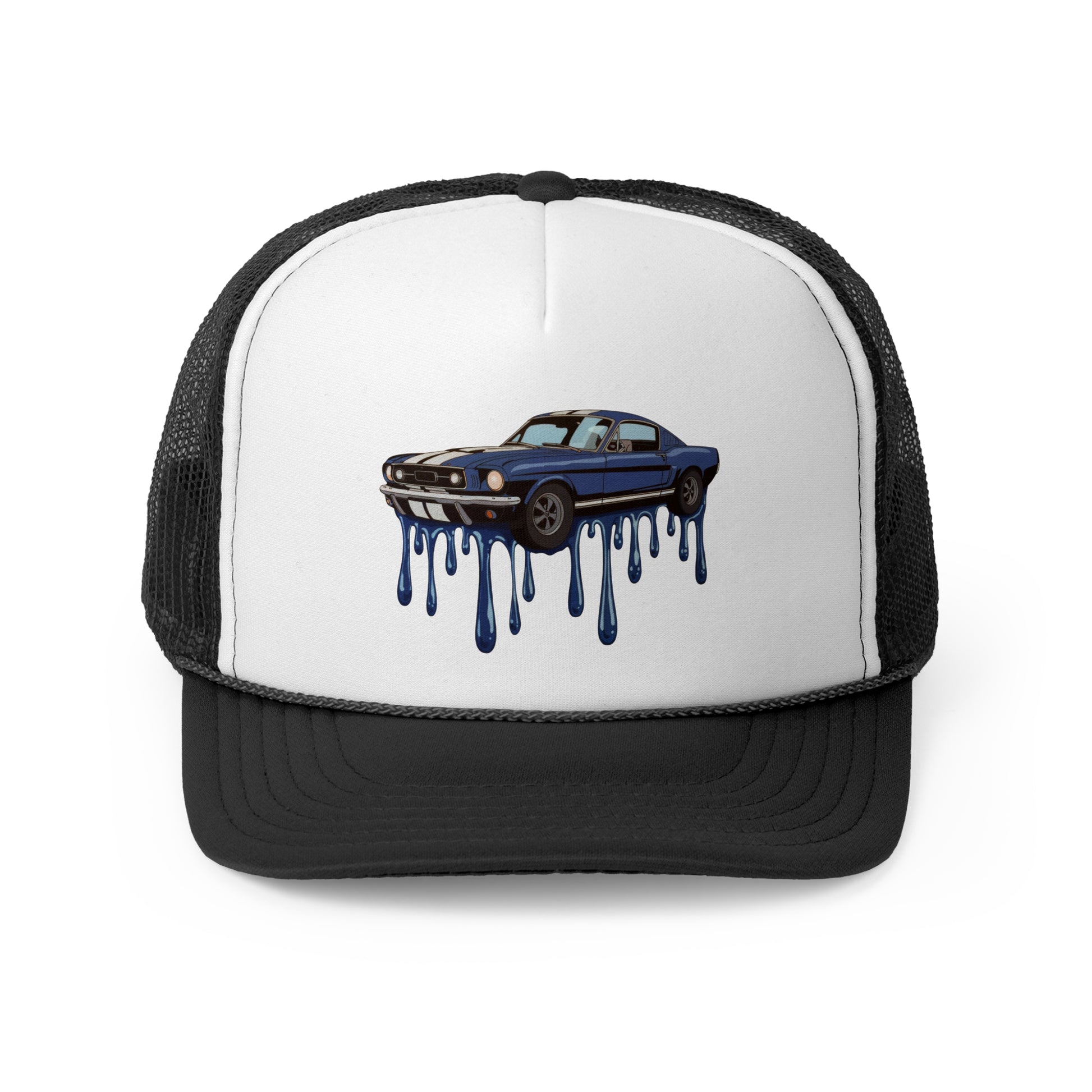 Melted Sports Car - Retro Trucker Cap - Throwback Paradise #