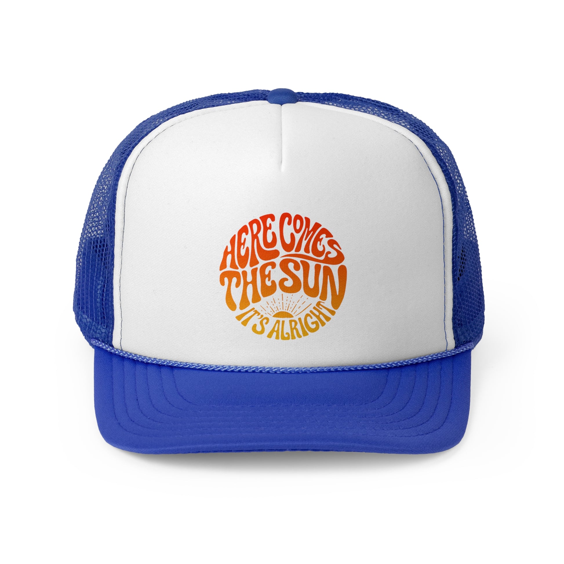 Here comes the sun - Retro Trucker Cap - Throwback Paradise #