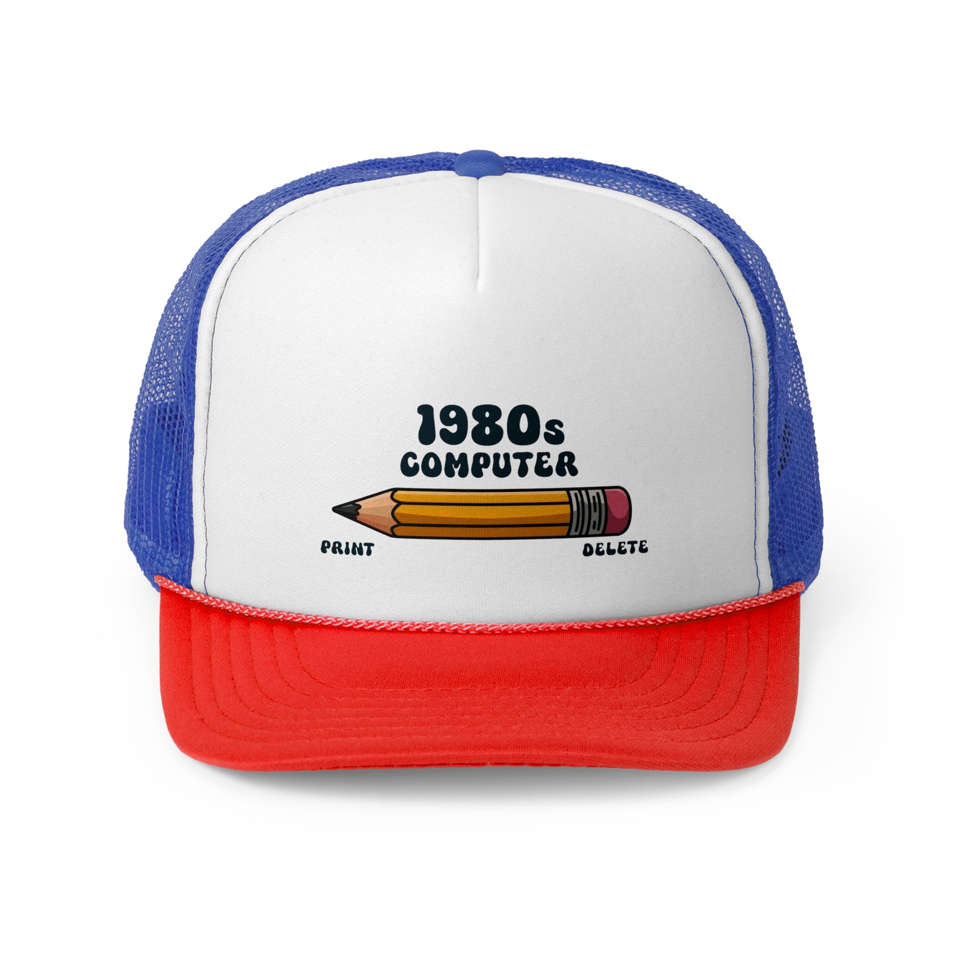 80s Computer - Retro Trucker Cap - Throwback Paradise #