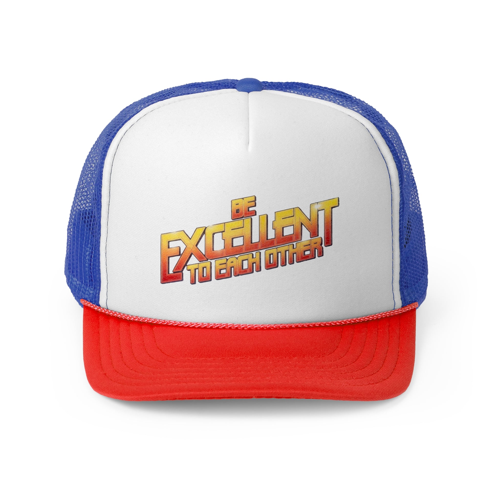 Be Excellent - Retro Trucker Cap - Throwback Paradise #