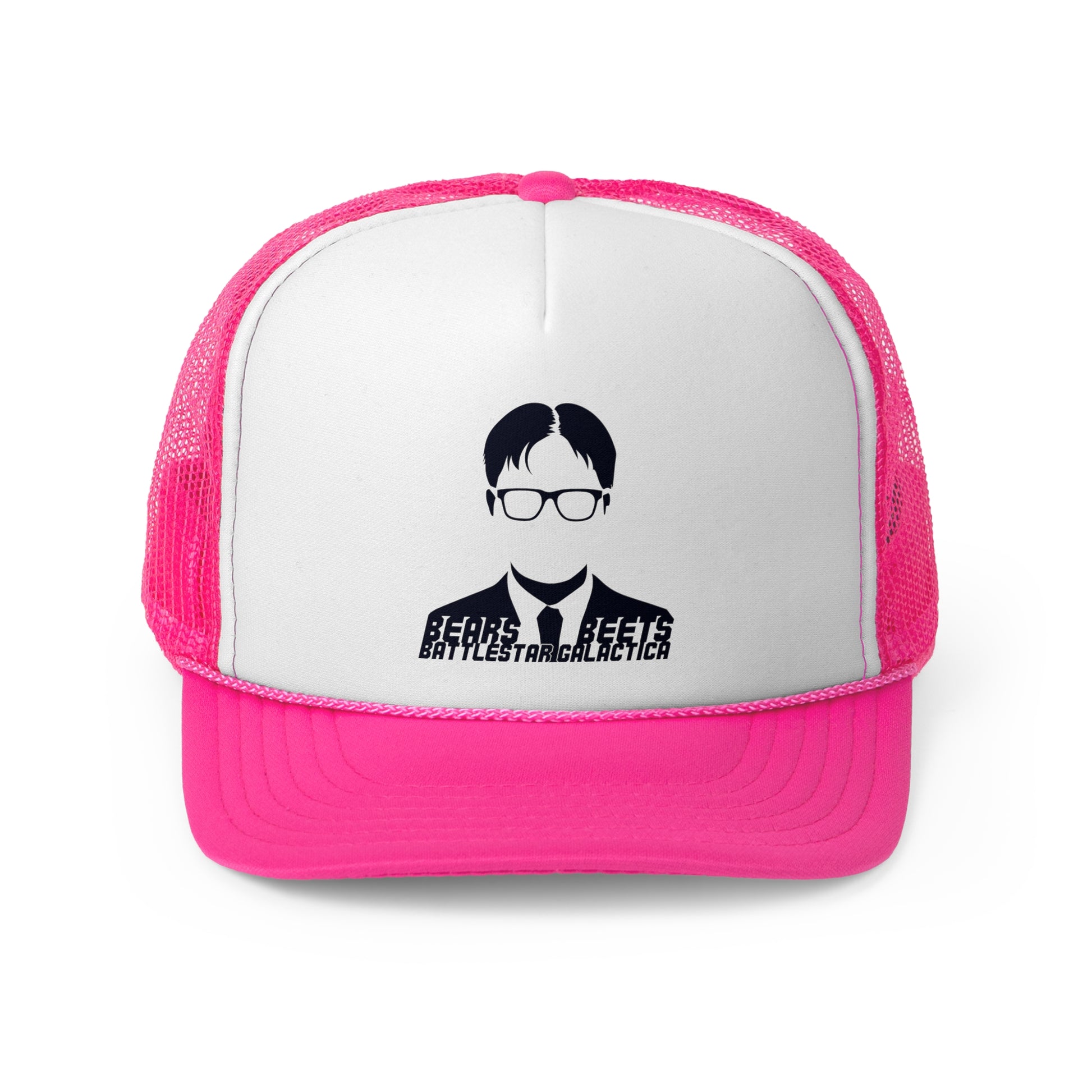 Bears Beets Battlestar Galactica - Retro Trucker Cap - Throwback Paradise #