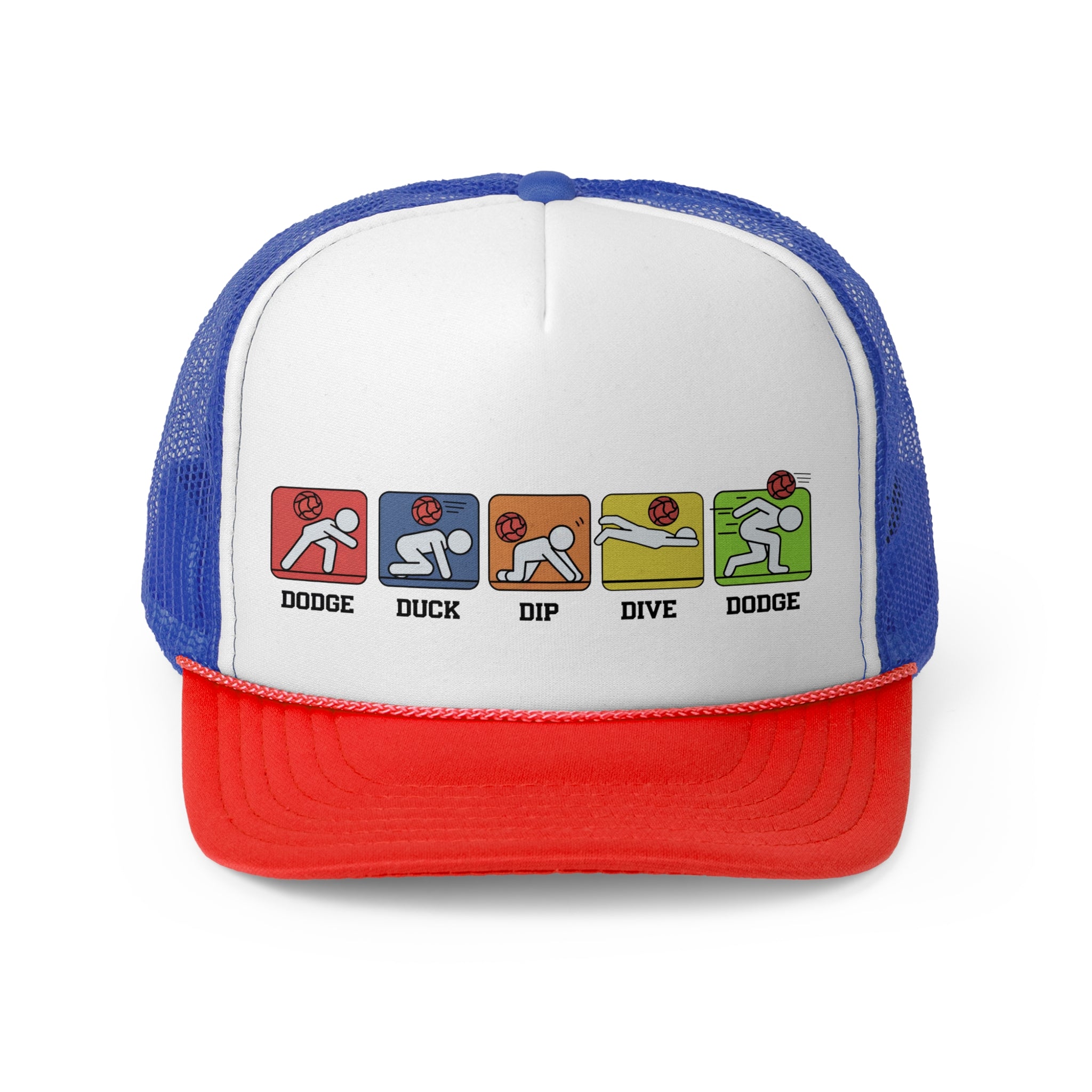 Dodgeball - Retro Trucker Cap - Throwback Paradise #