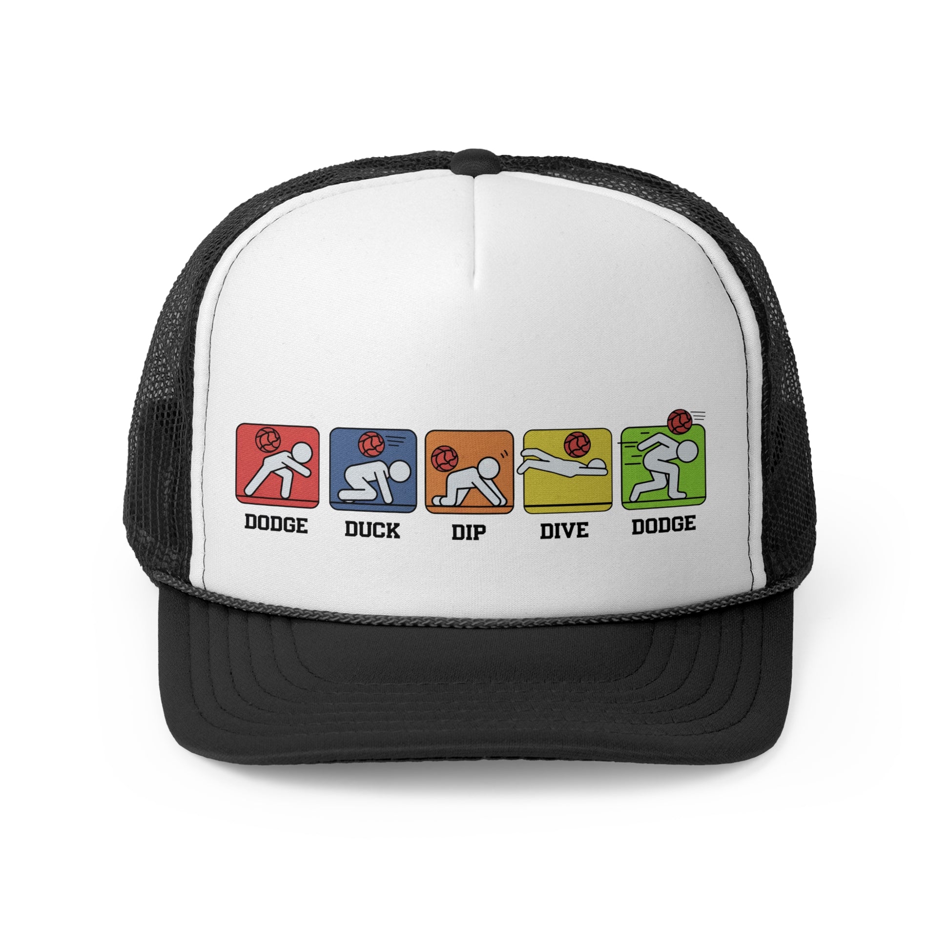 Dodgeball - Retro Trucker Cap - Throwback Paradise #