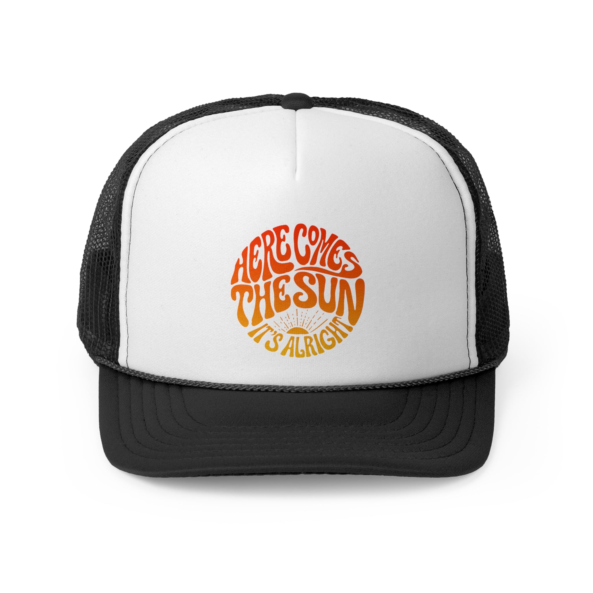 Here comes the sun - Retro Trucker Cap - Throwback Paradise #