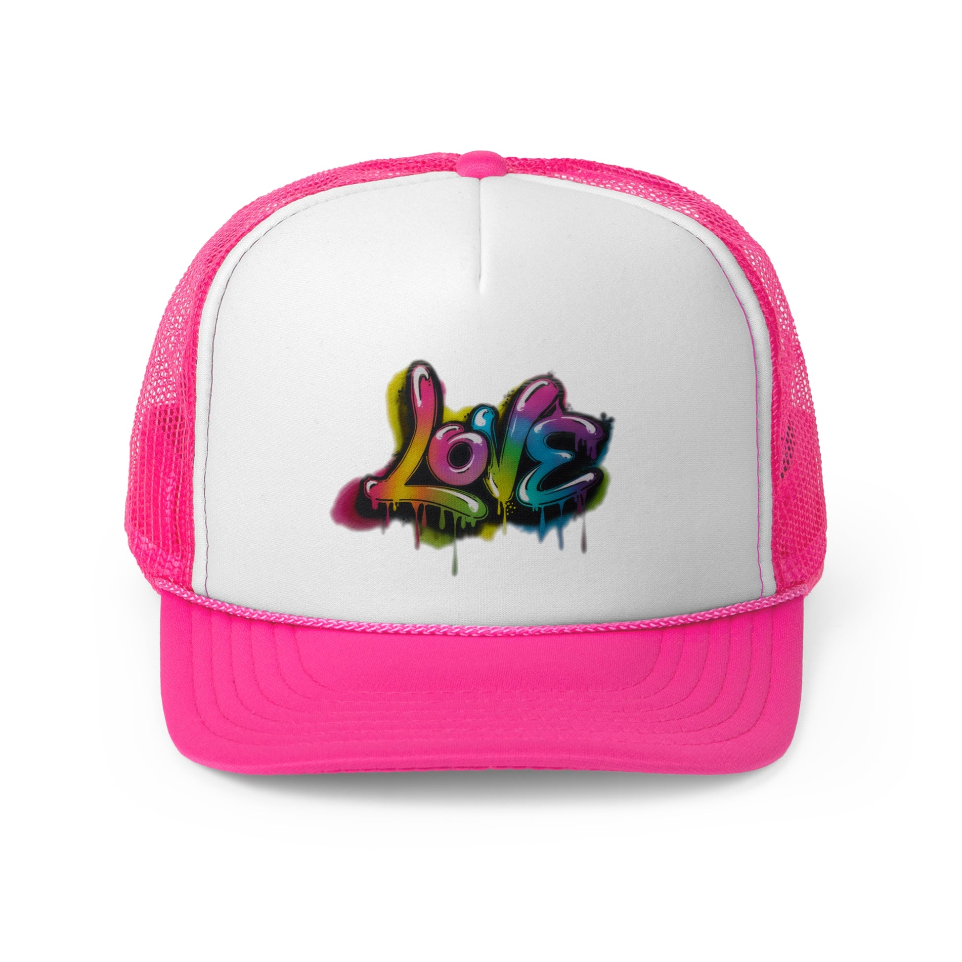 Love - Retro Trucker Cap - Throwback Paradise #