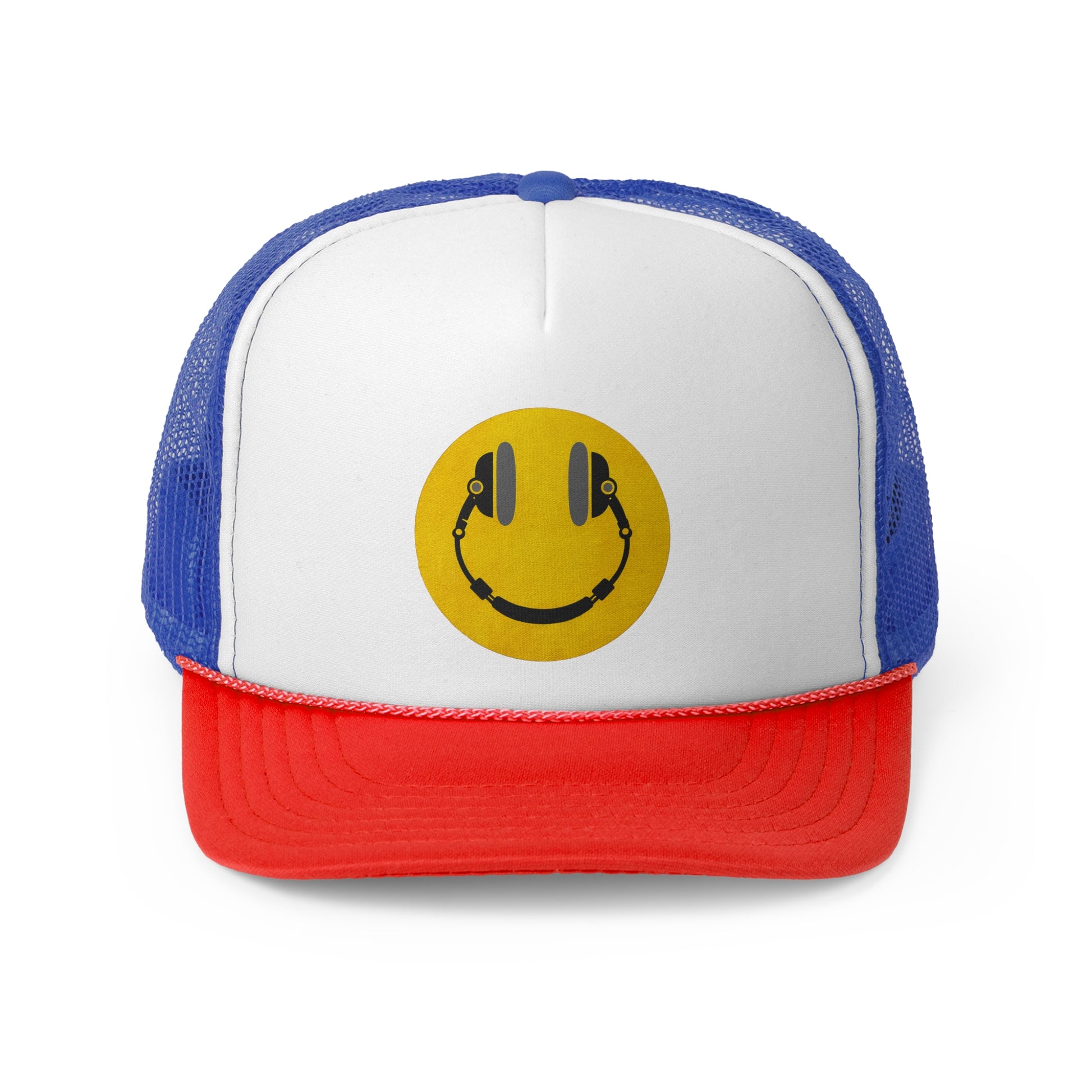 Happy Headphone - Retro Trucker Cap - Throwback Paradise #