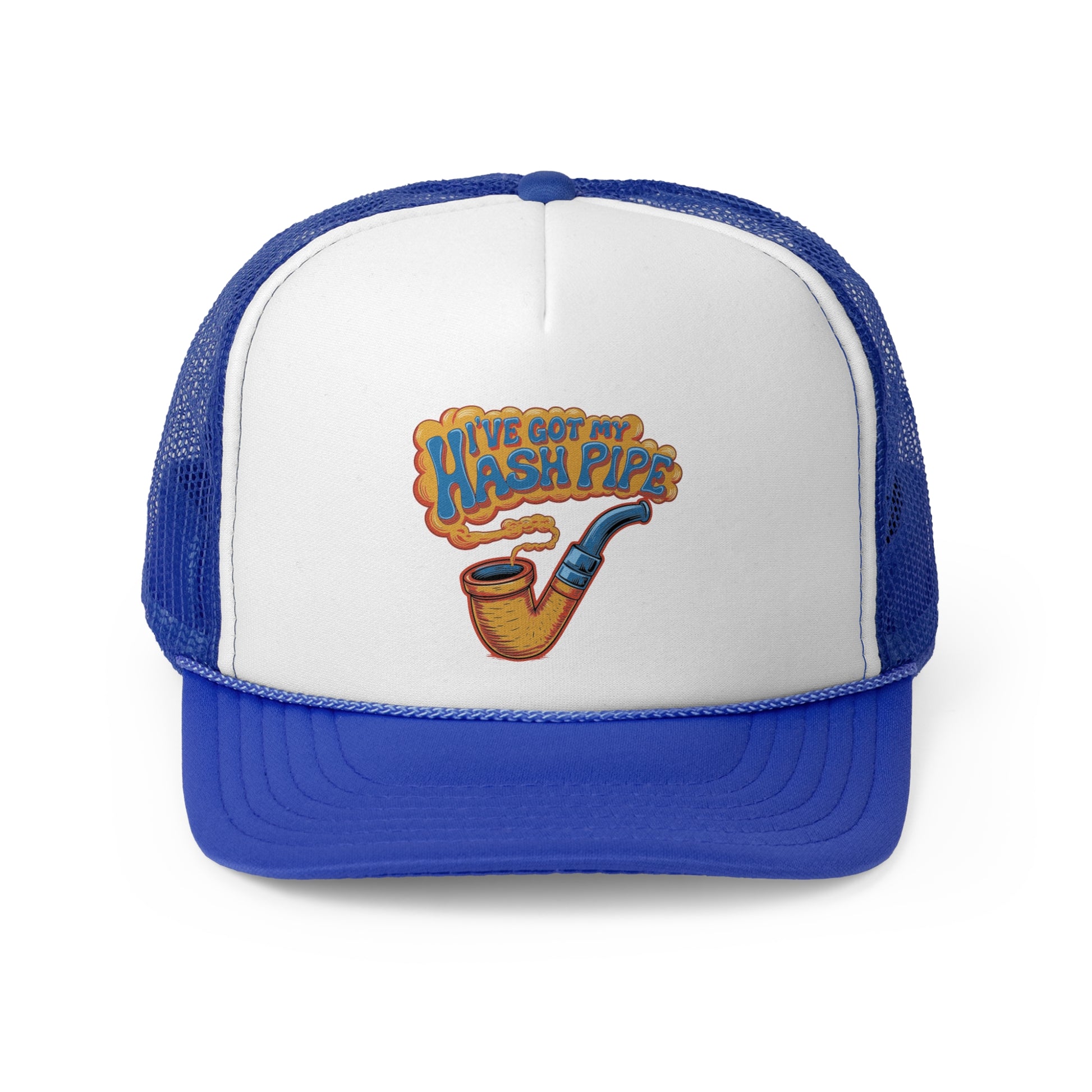 Hash Pipe - Retro Trucker Cap - Throwback Paradise #