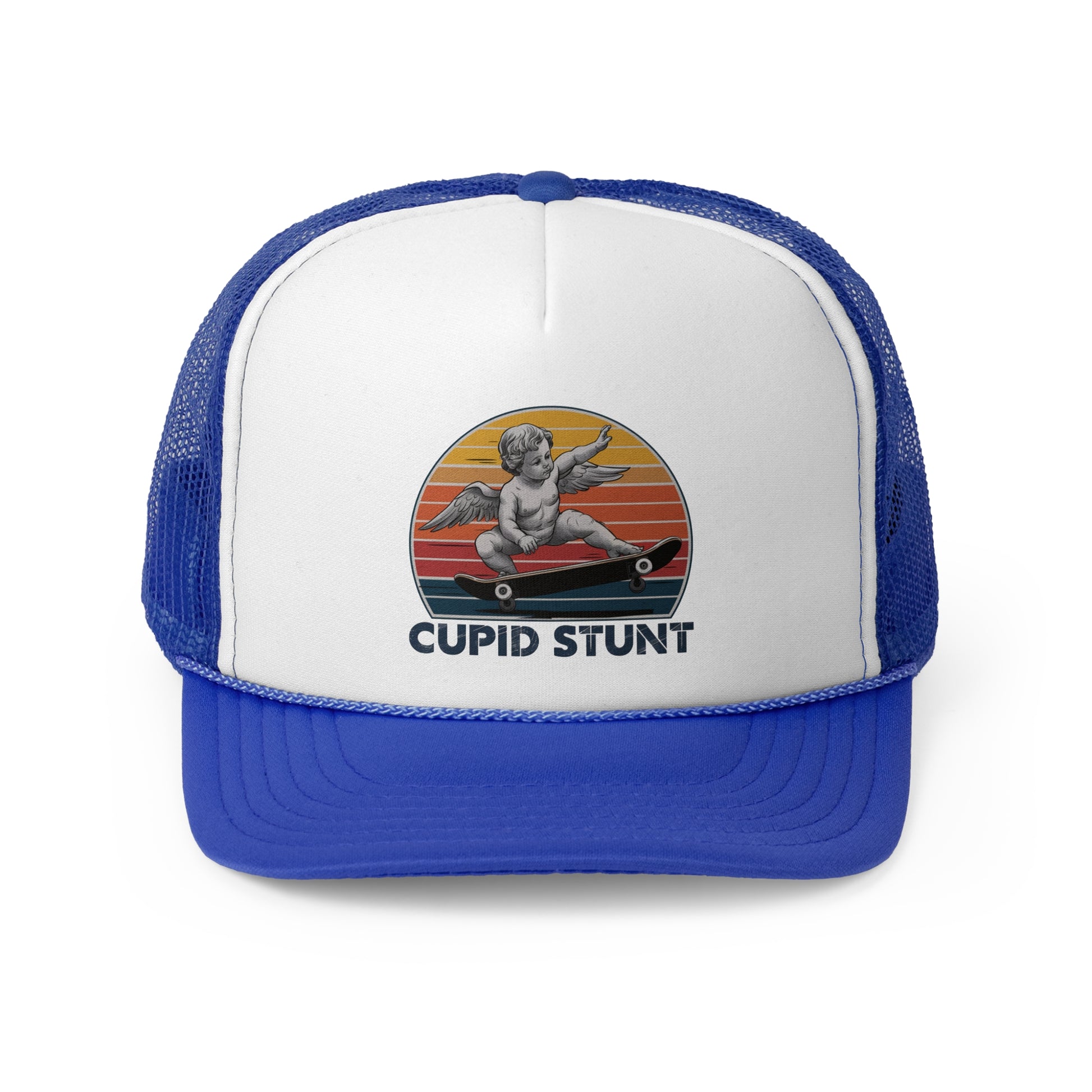 Cupid Stunt - Retro Trucker Cap - Throwback Paradise #