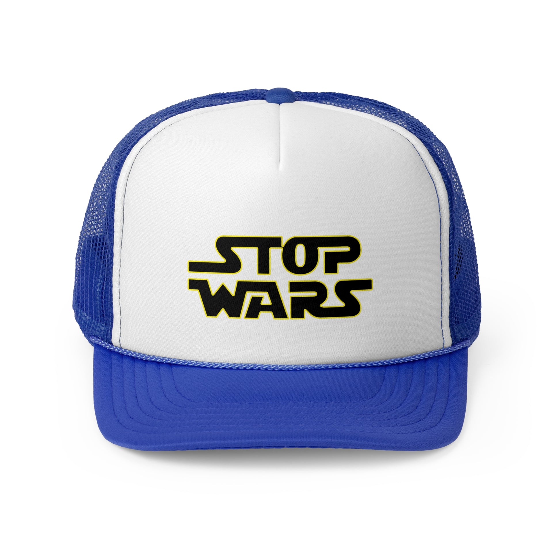 Stop Wars - Retro Trucker Cap - Throwback Paradise #