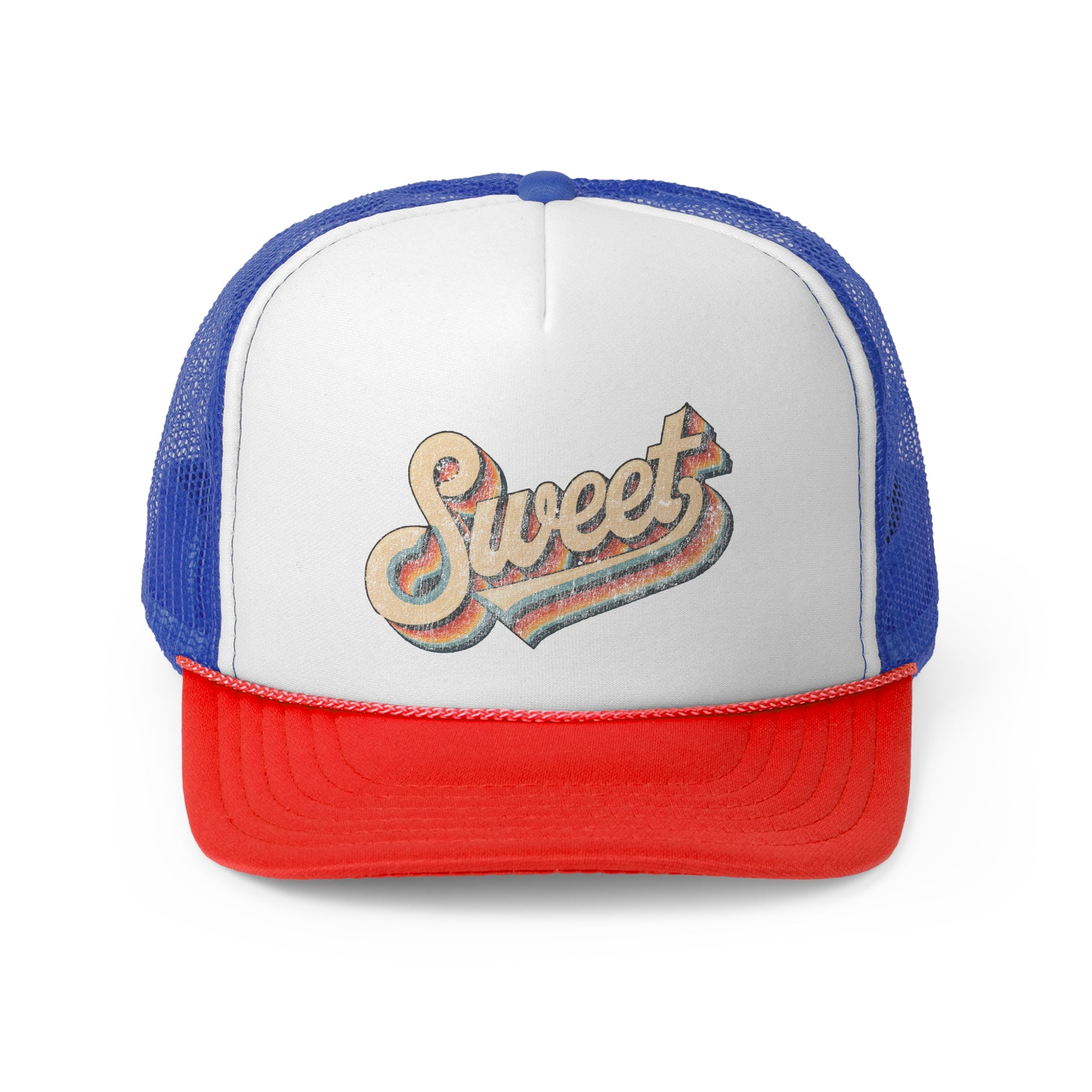 Sweet - Retro Trucker Cap - Throwback Paradise #