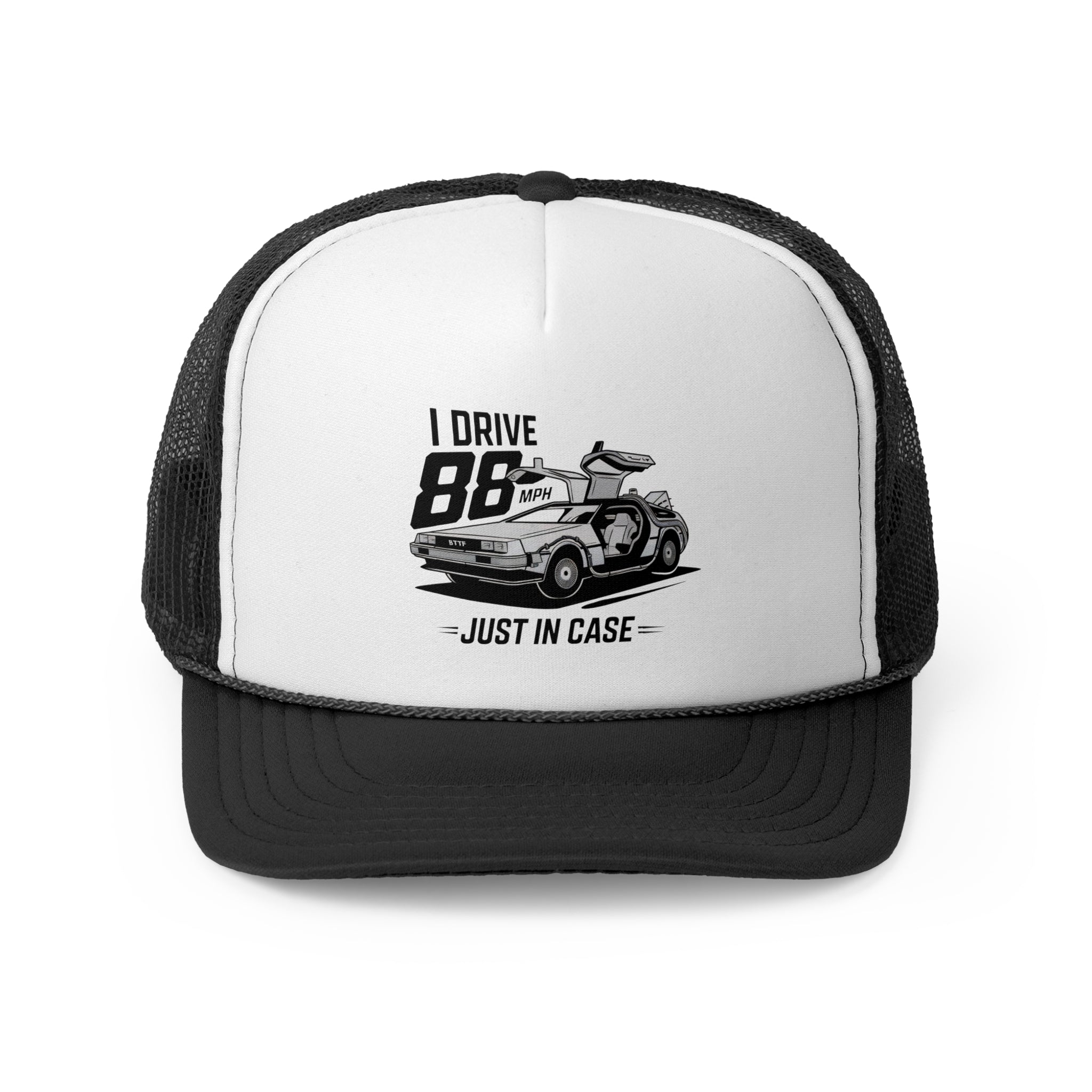 I drive 88 MPH - Retro Trucker Cap - Throwback Paradise #