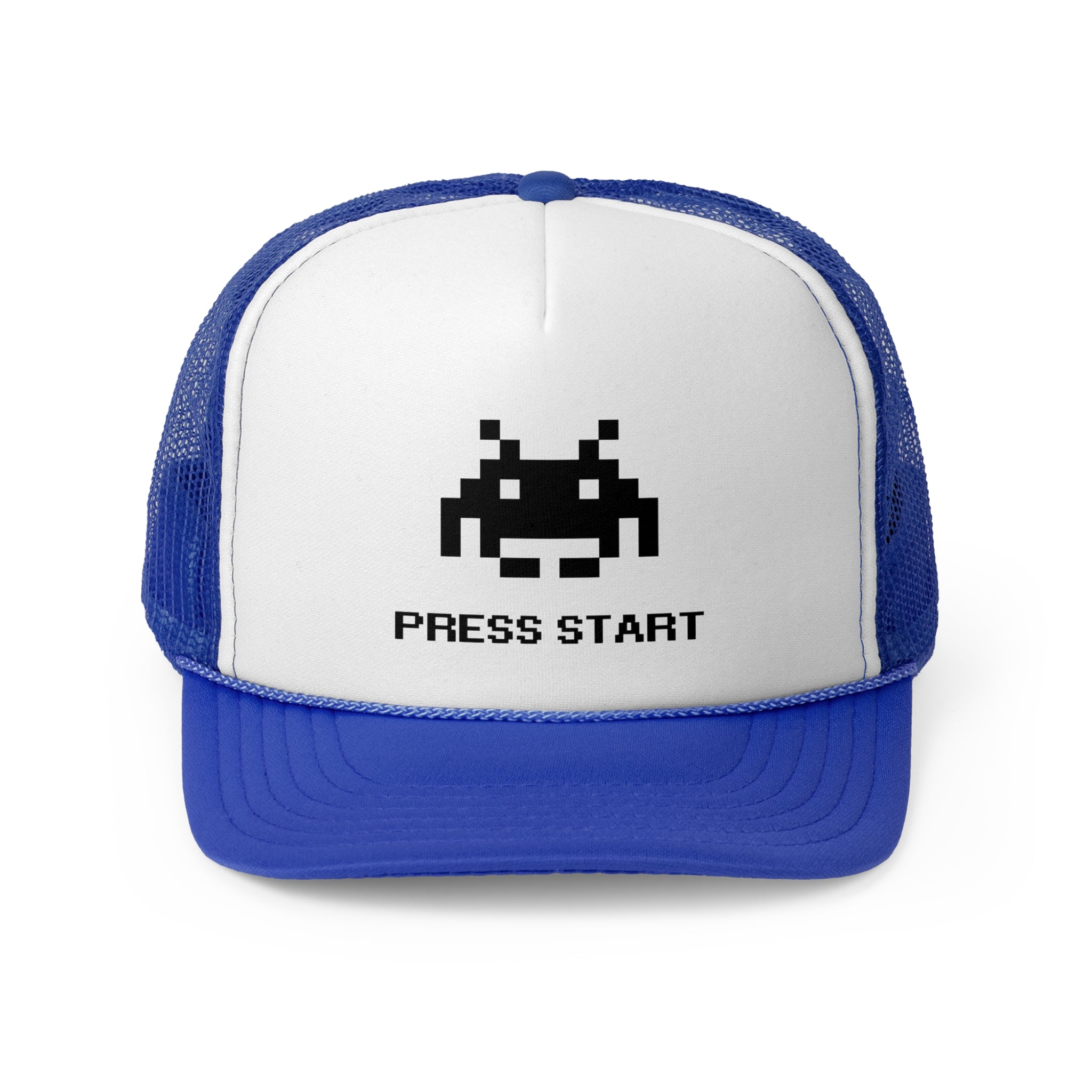 Press Start - Retro Trucker Cap - Throwback Paradise #