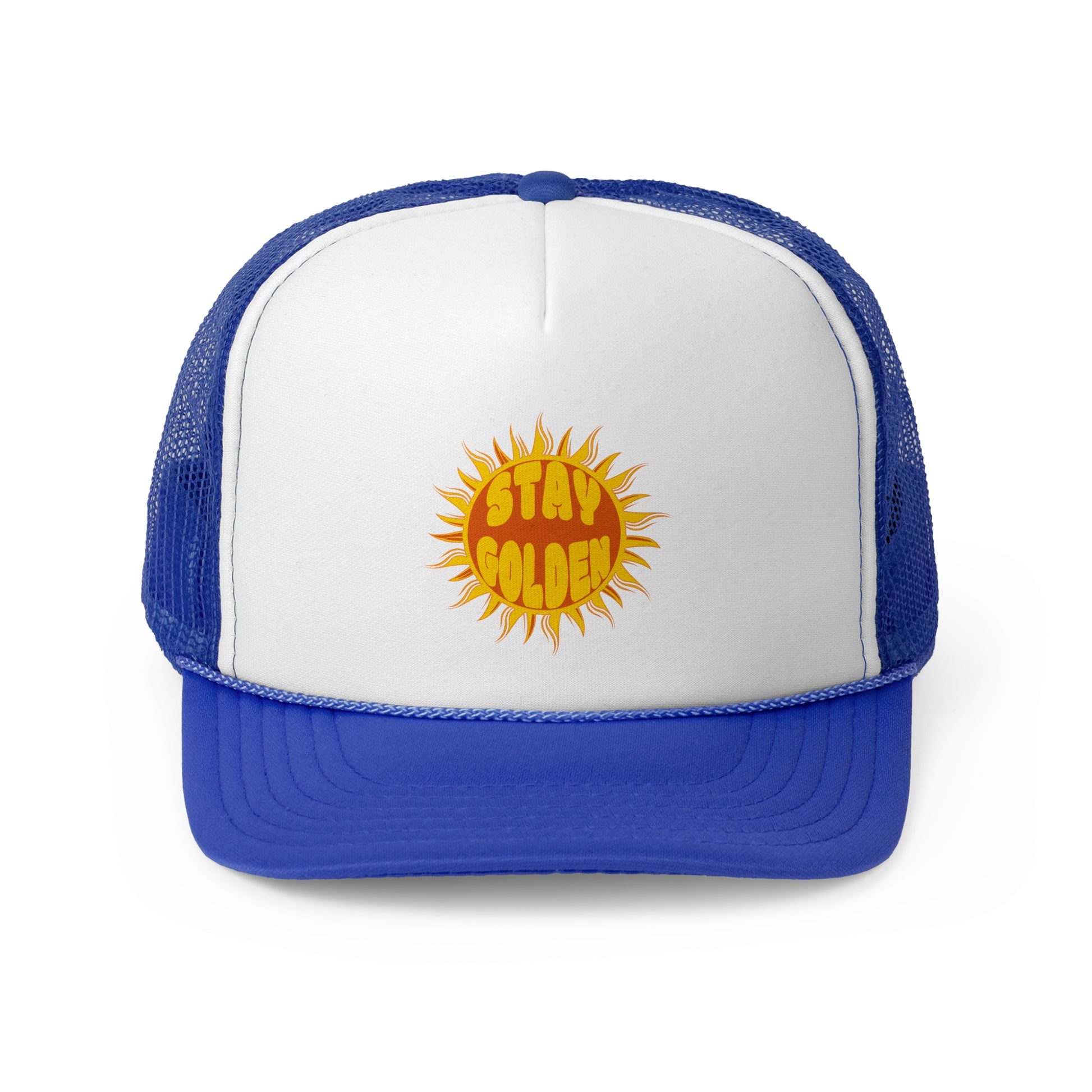 Stay Golden - Retro Trucker Cap - Throwback Paradise #