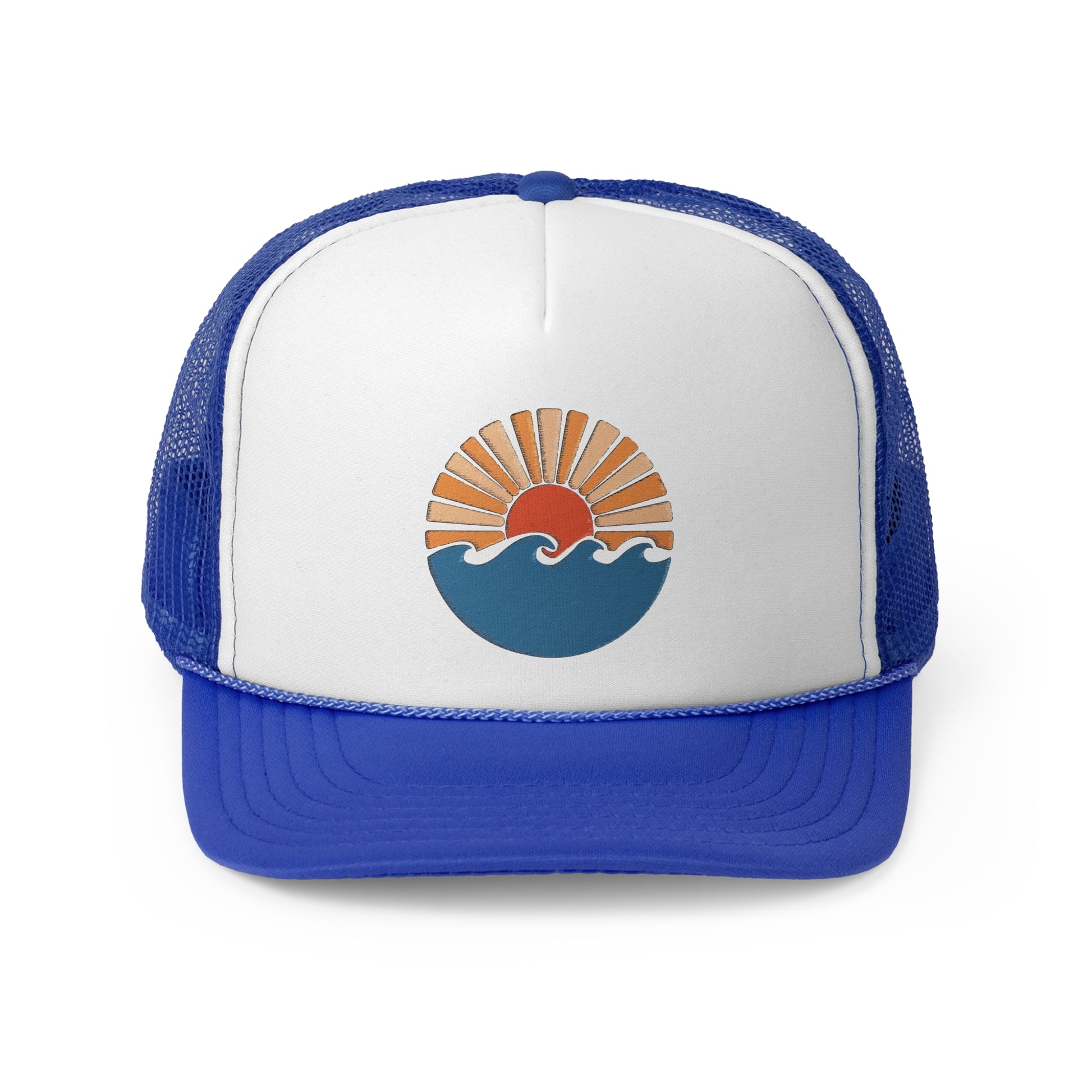 Sun and Sea - Retro Trucker Cap - Throwback Paradise #