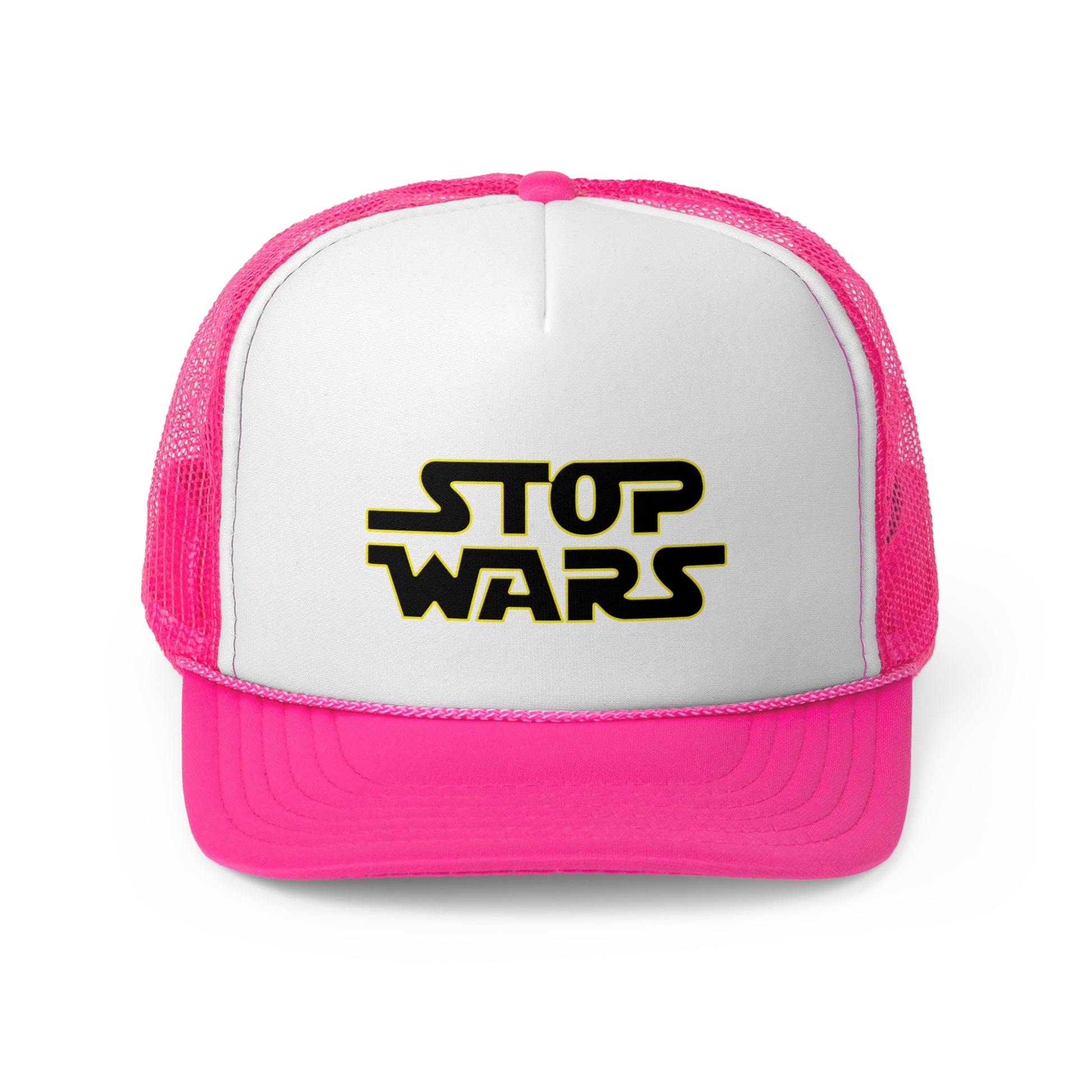 Stop Wars - Retro Trucker Cap - Throwback Paradise #