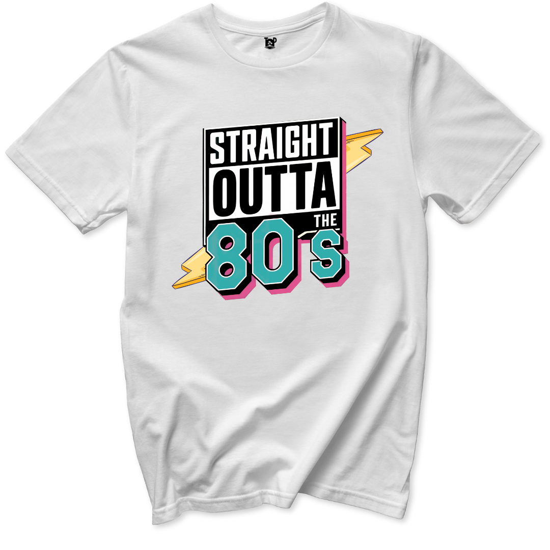 Straight outta the 80's T-Shirt - Throwback Paradise #