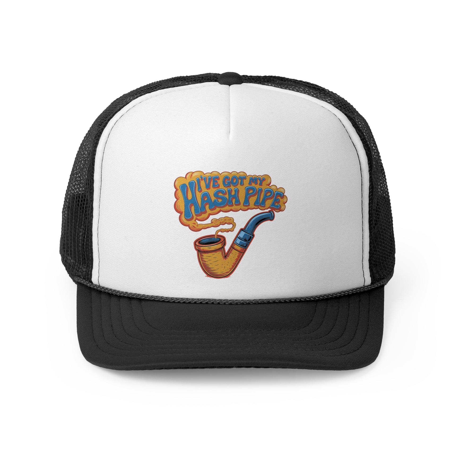 Hash Pipe - Retro Trucker Cap - Throwback Paradise #