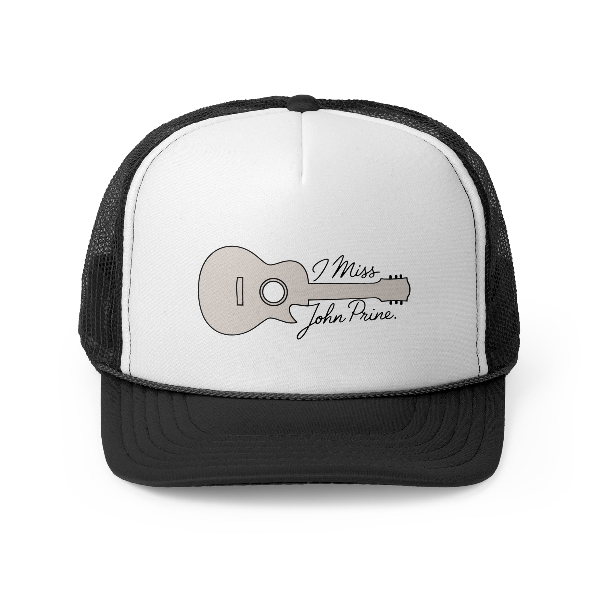 I miss John Prine - Retro Trucker Cap - Throwback Paradise #