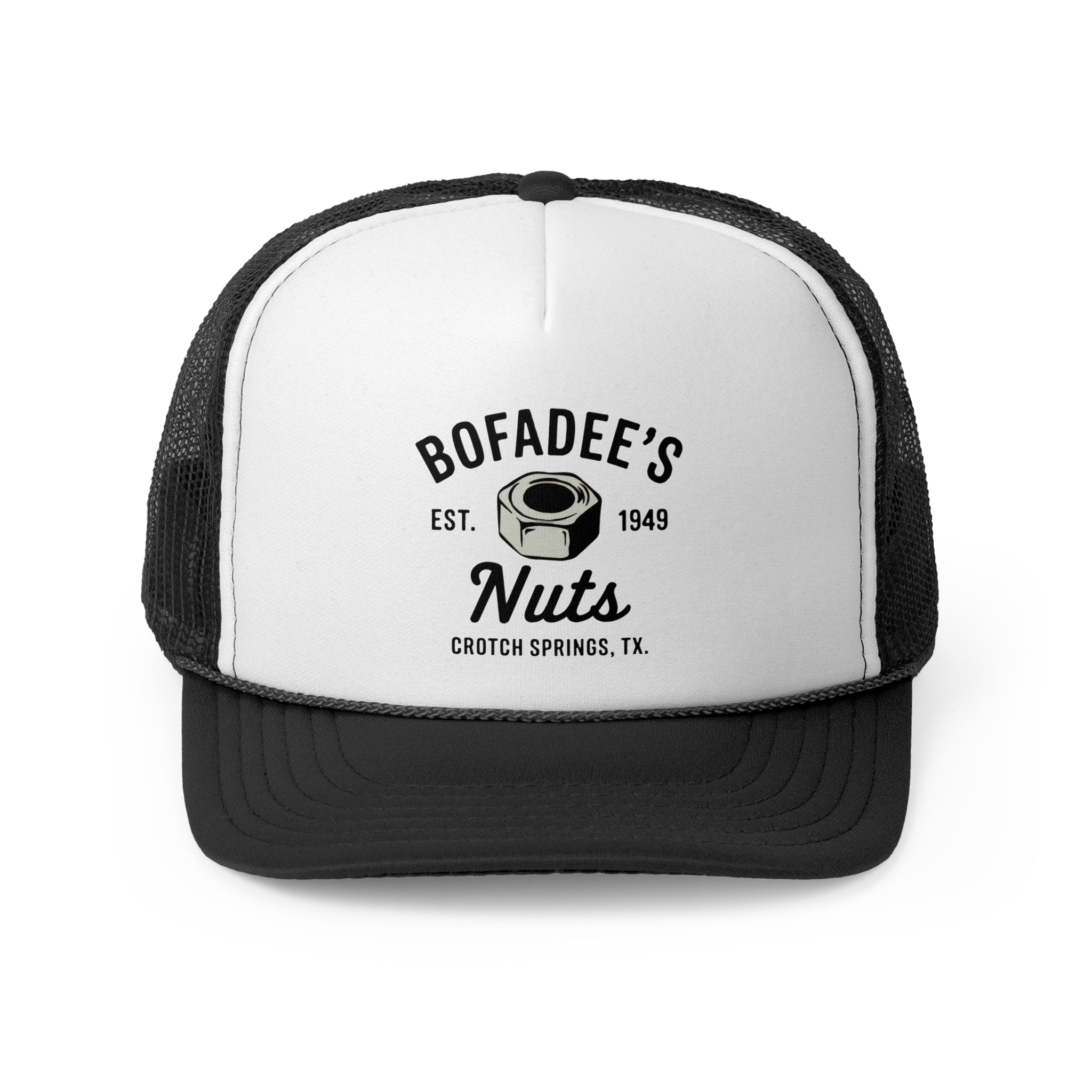 Bofadees Nuts - Retro Trucker Cap - Throwback Paradise #