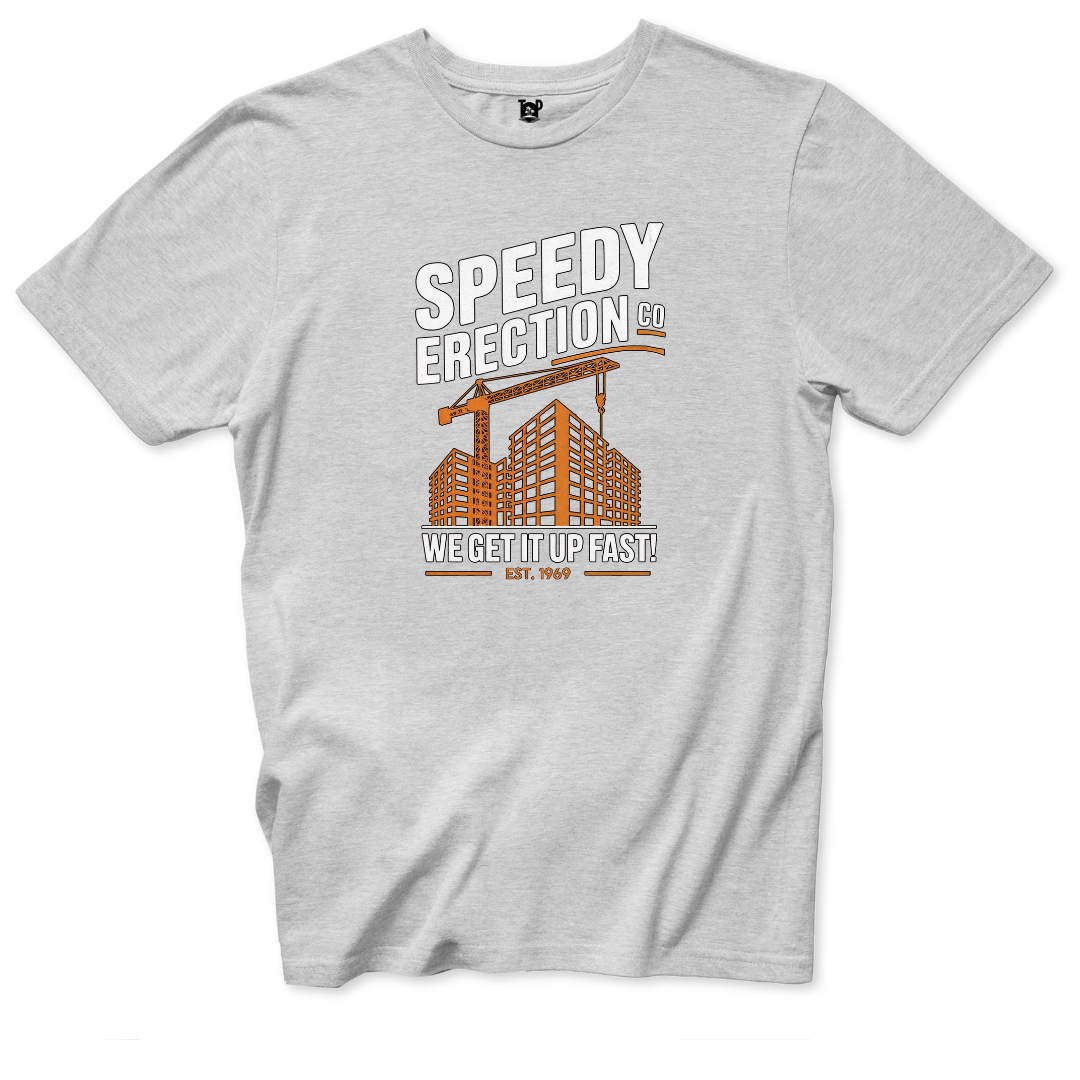 Speedy Erections T-Shirt - Throwback Paradise #