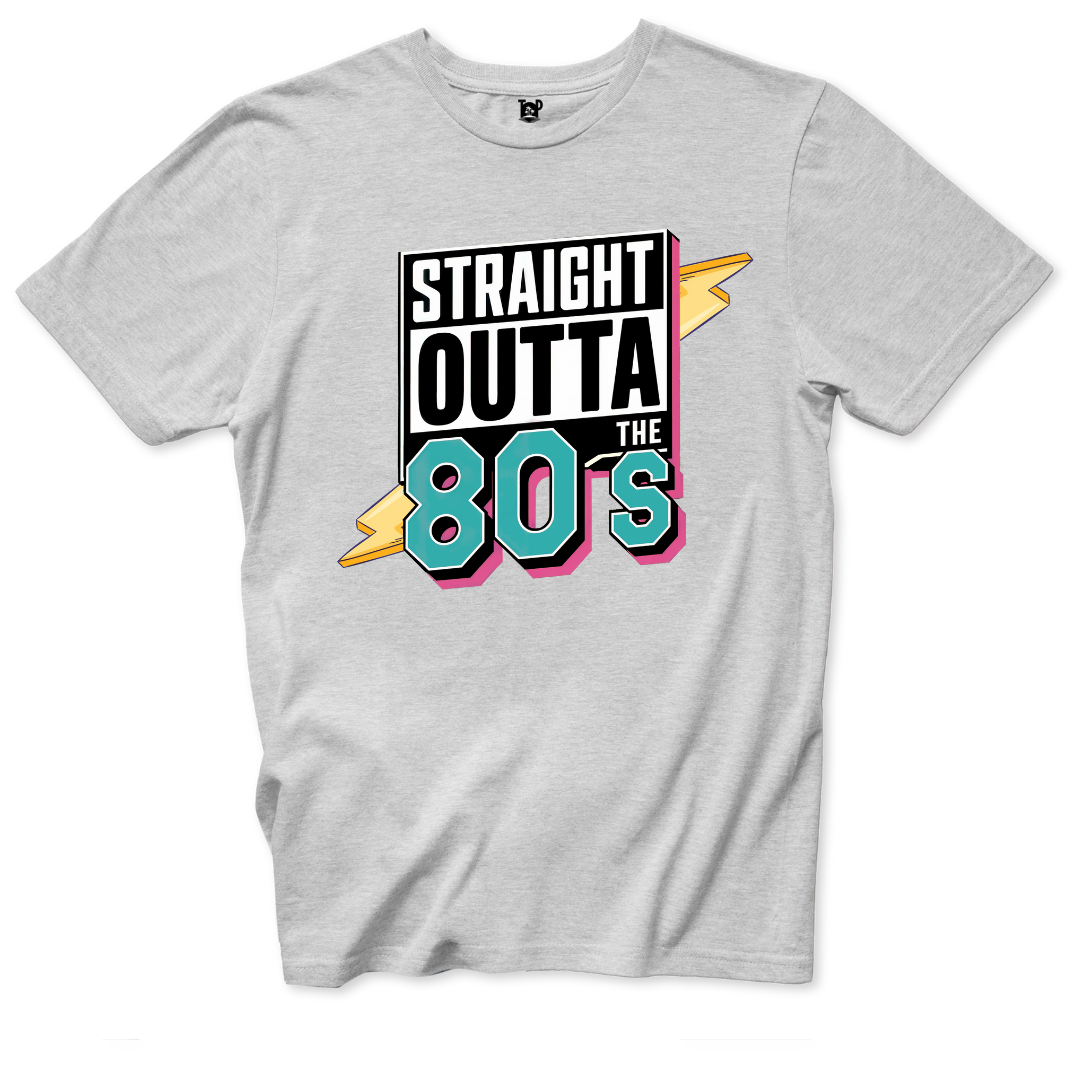 Straight outta the 80's T-Shirt - Throwback Paradise #