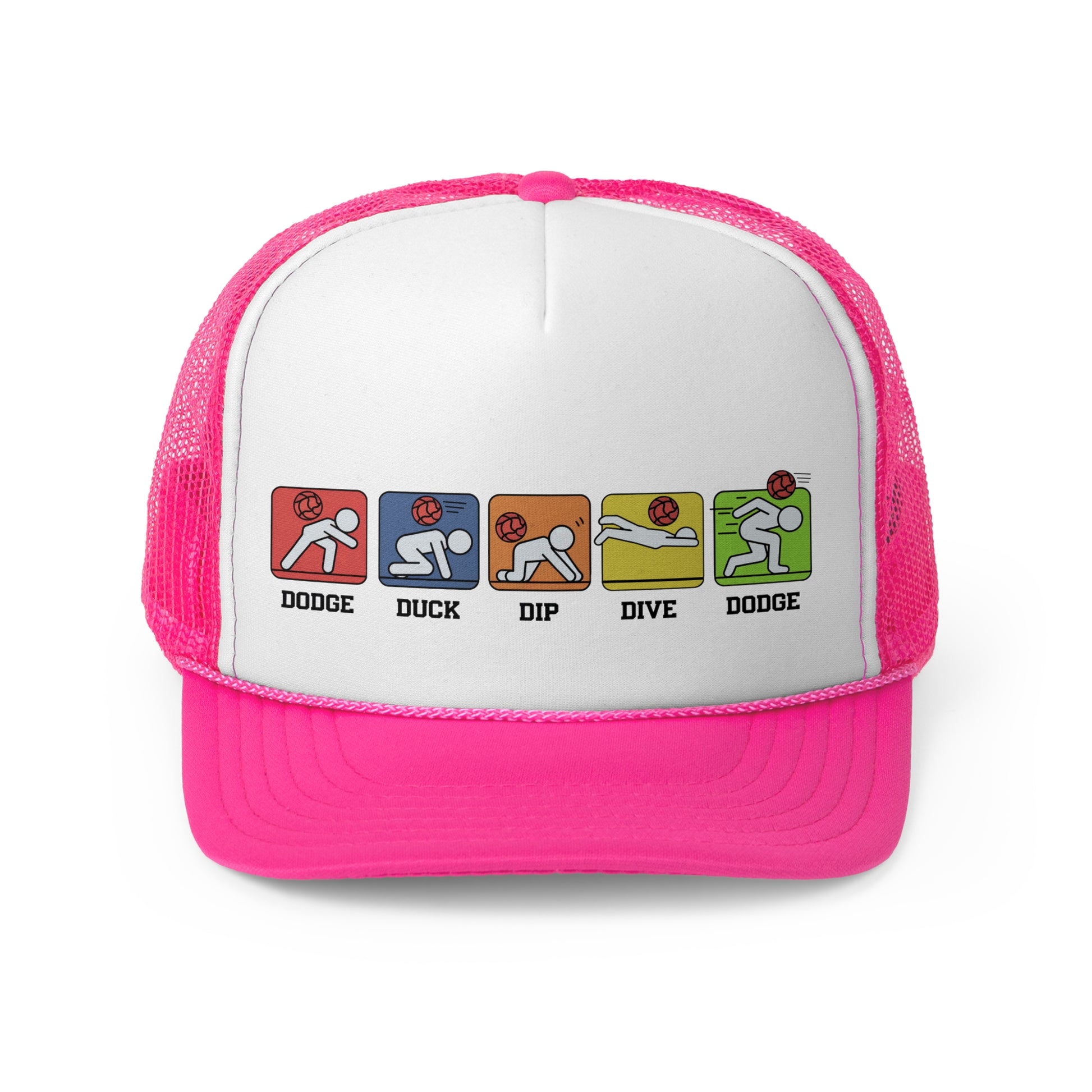 Dodgeball - Retro Trucker Cap - Throwback Paradise #