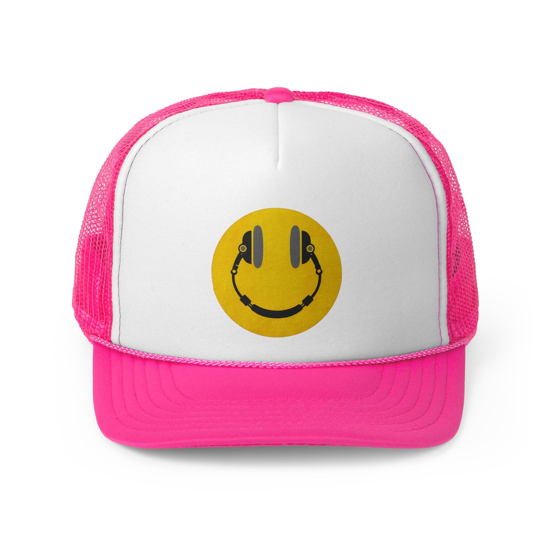 Happy Headphone - Retro Trucker Cap - Throwback Paradise #