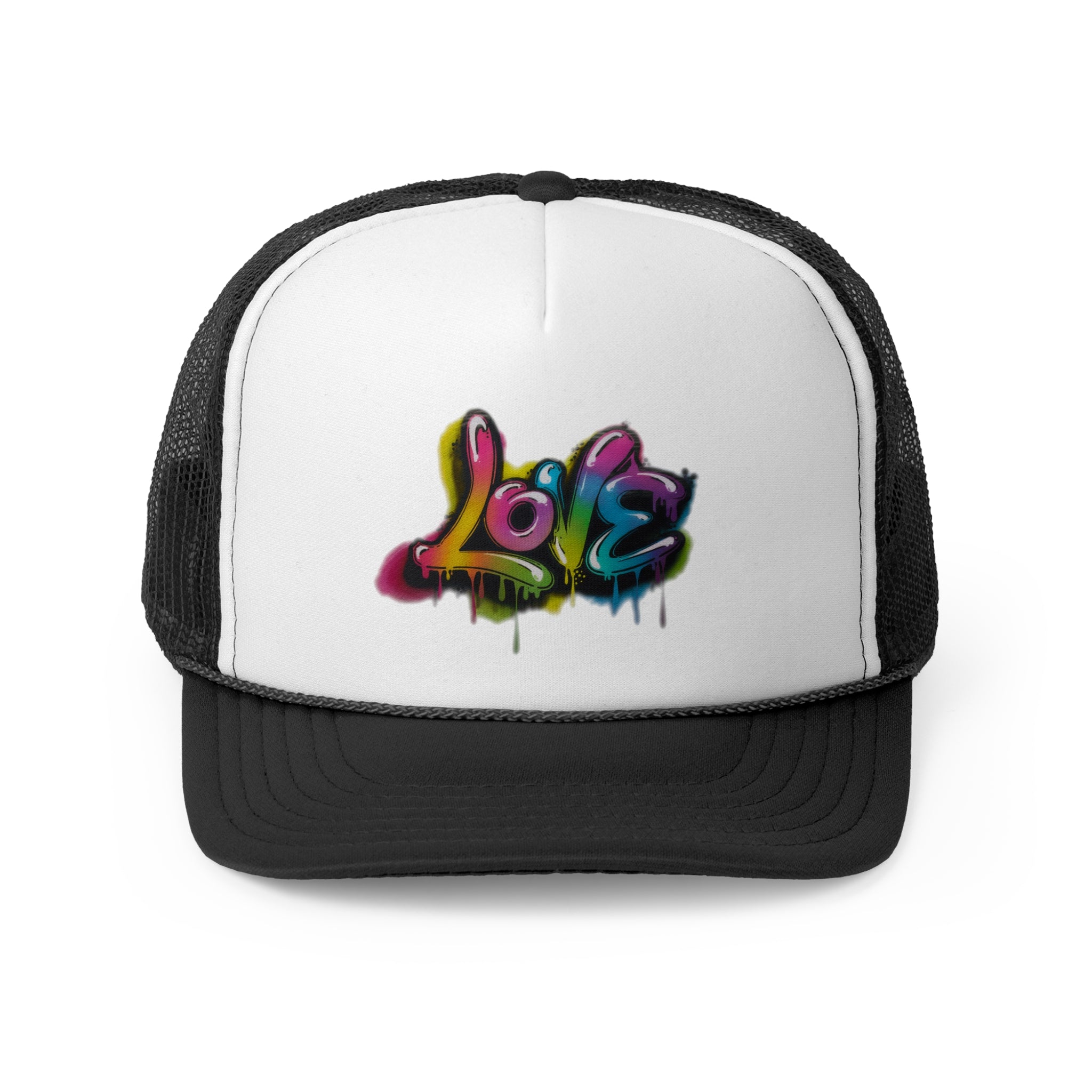 Love - Retro Trucker Cap - Throwback Paradise #