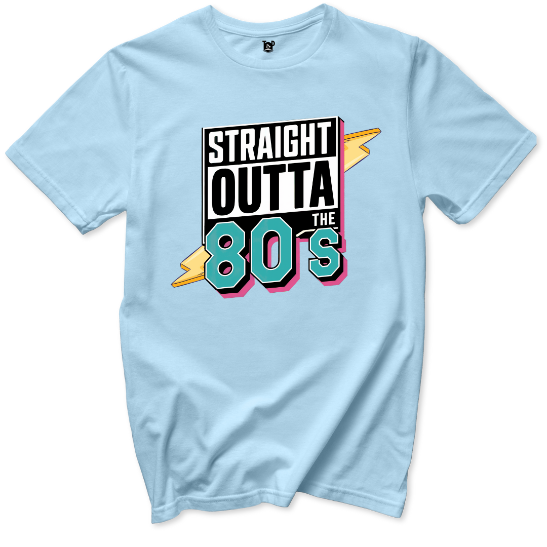 Straight outta the 80's T-Shirt - Throwback Paradise #