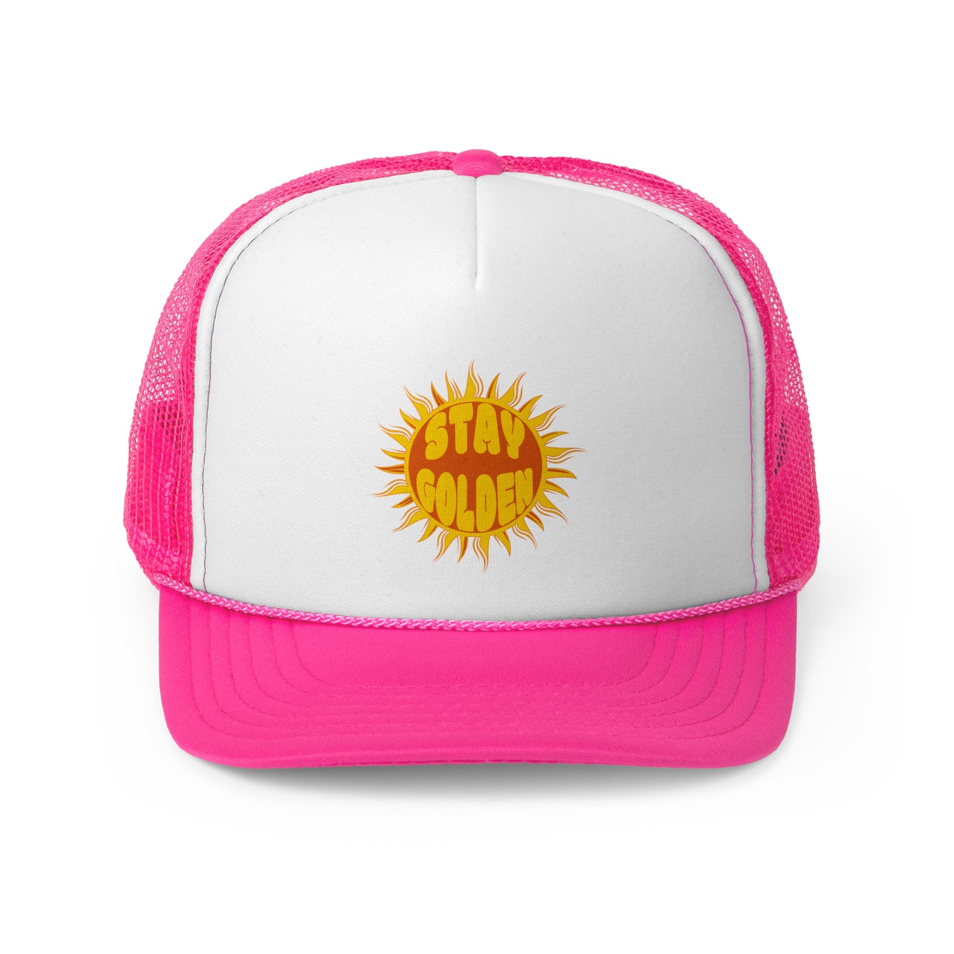 Stay Golden - Retro Trucker Cap - Throwback Paradise #