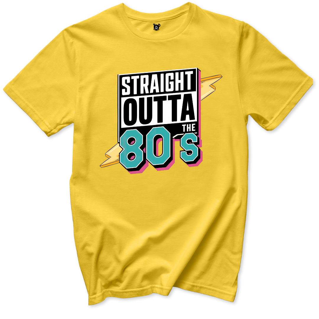 Straight outta the 80's T-Shirt - Throwback Paradise #