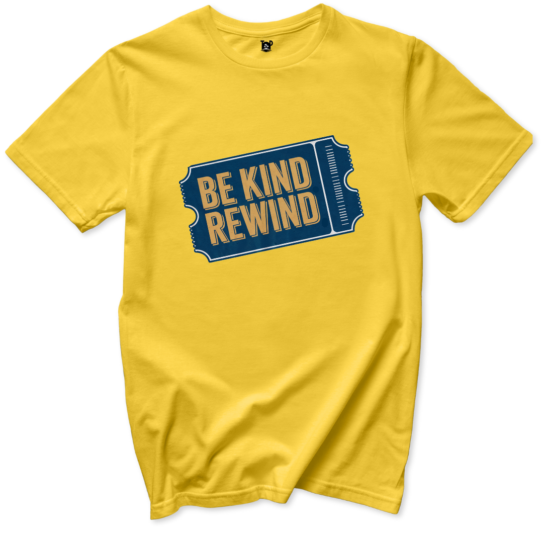 Be Kind Rewind T-Shirt - Throwback Paradise #