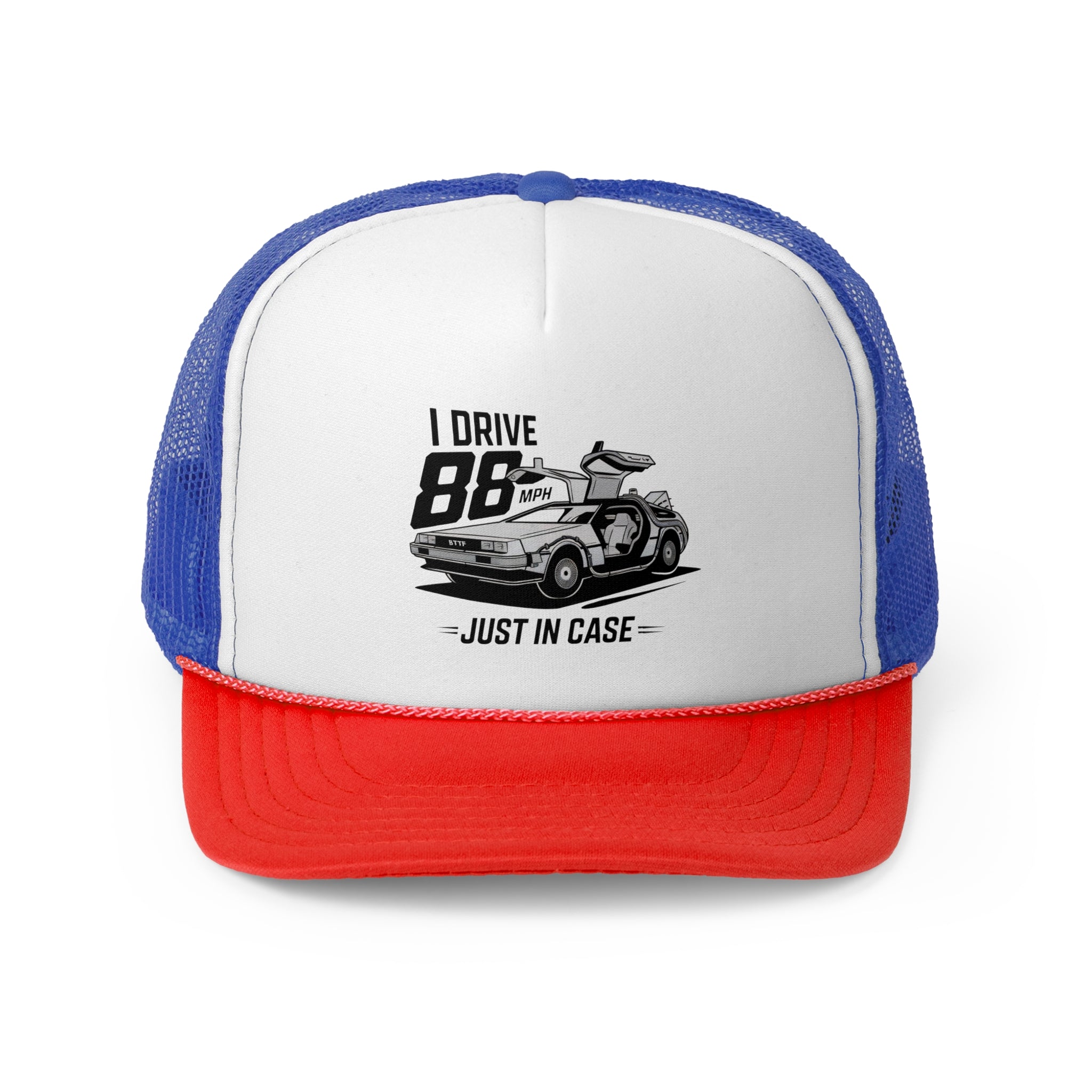 I drive 88 MPH - Retro Trucker Cap - Throwback Paradise #