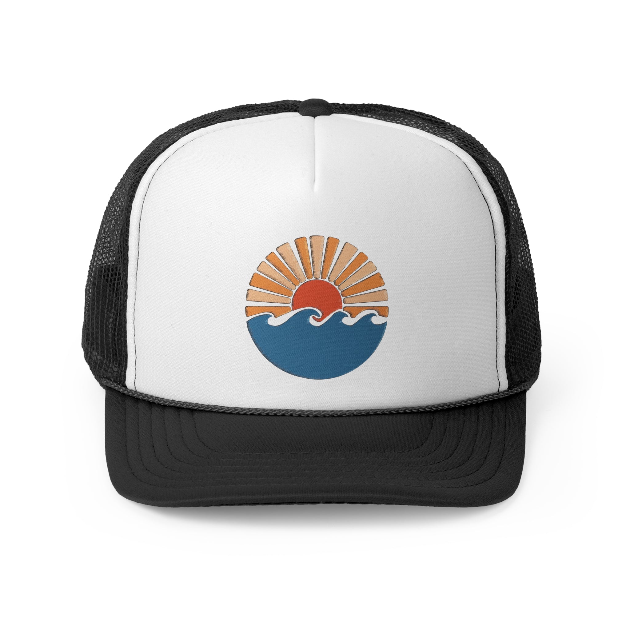 Sun and Sea - Retro Trucker Cap - Throwback Paradise #