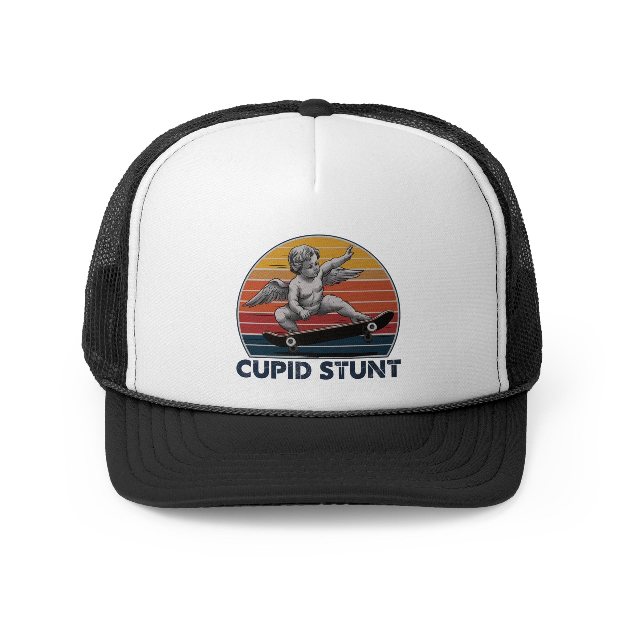 Cupid Stunt - Retro Trucker Cap - Throwback Paradise #