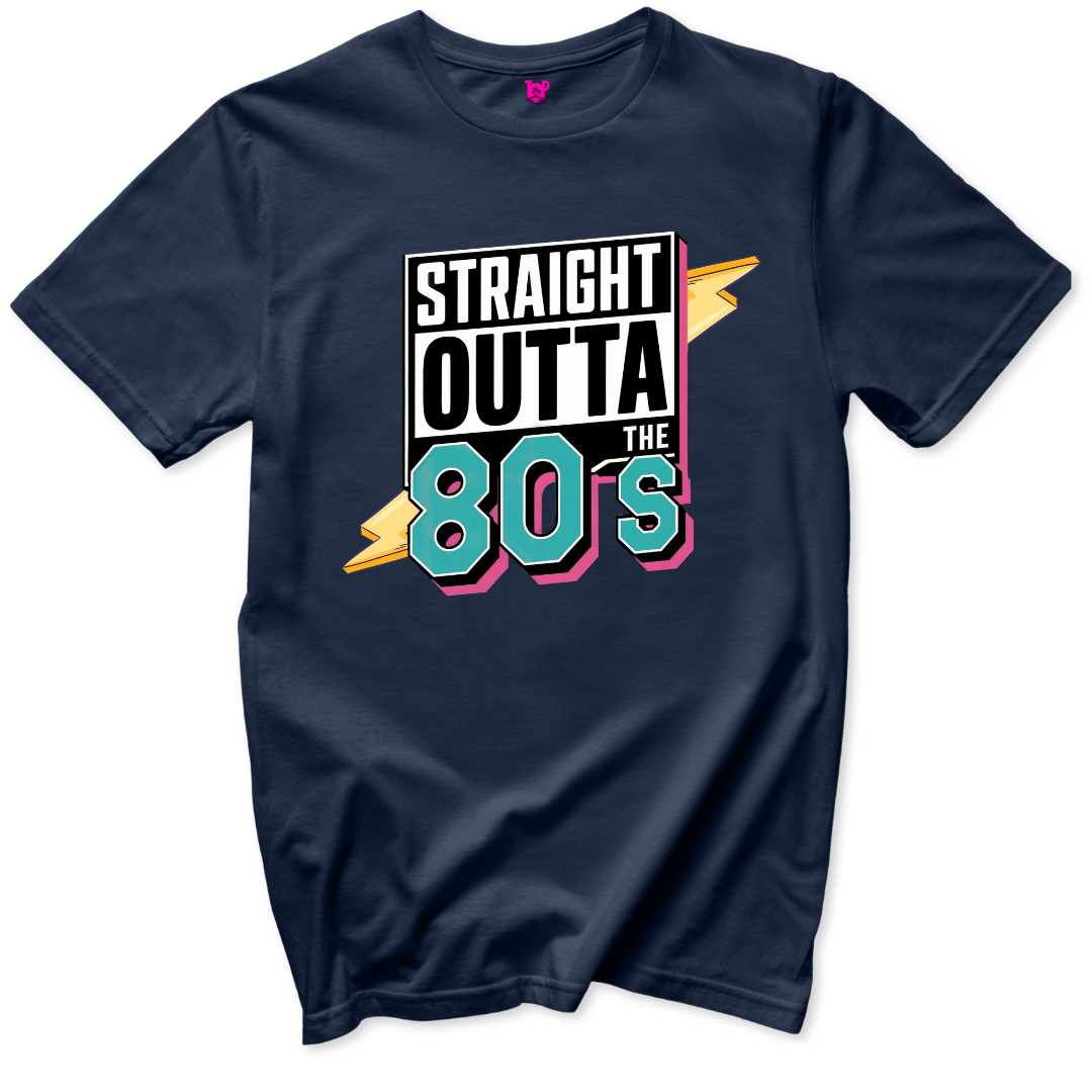 Straight outta the 80's T-Shirt - Throwback Paradise #