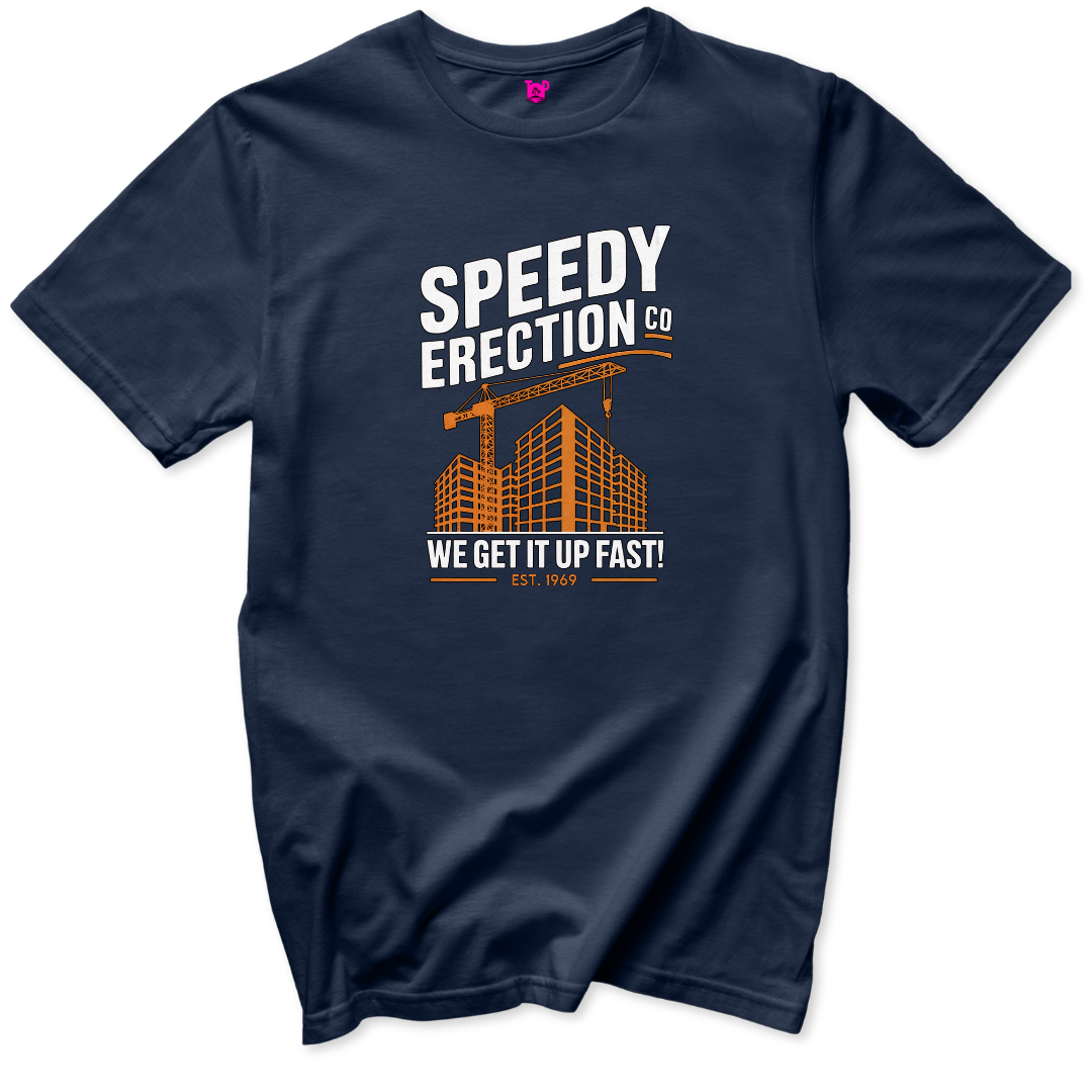 Speedy Erections T-Shirt - Throwback Paradise #