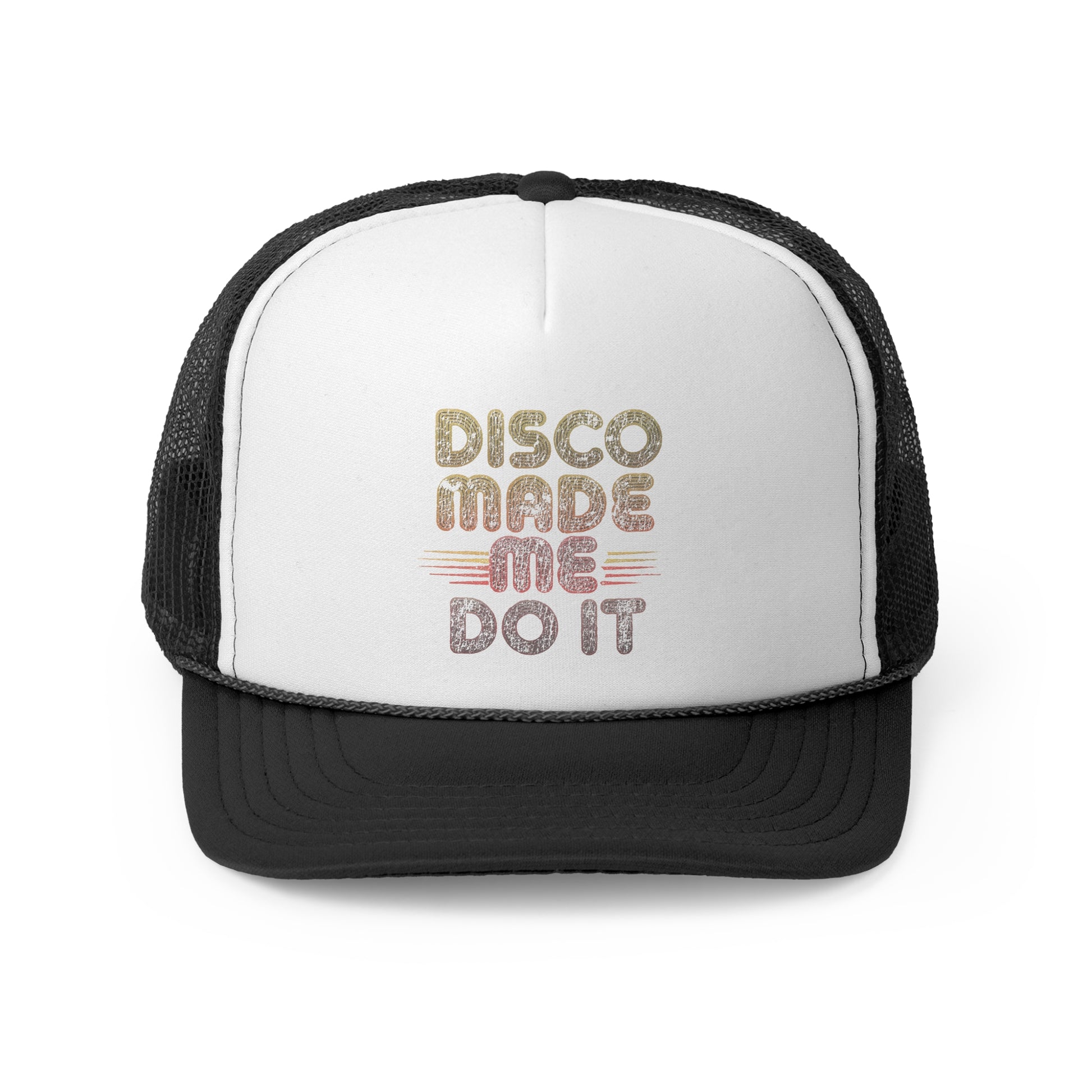 Disco Made me do it - Retro Trucker Cap - Throwback Paradise #