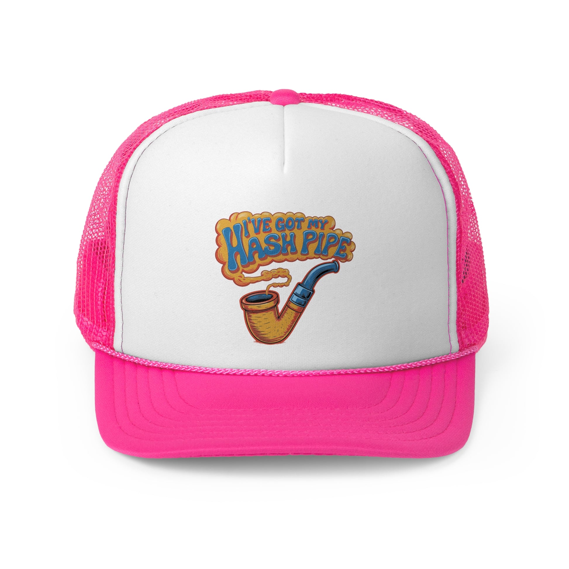 Hash Pipe - Retro Trucker Cap - Throwback Paradise #