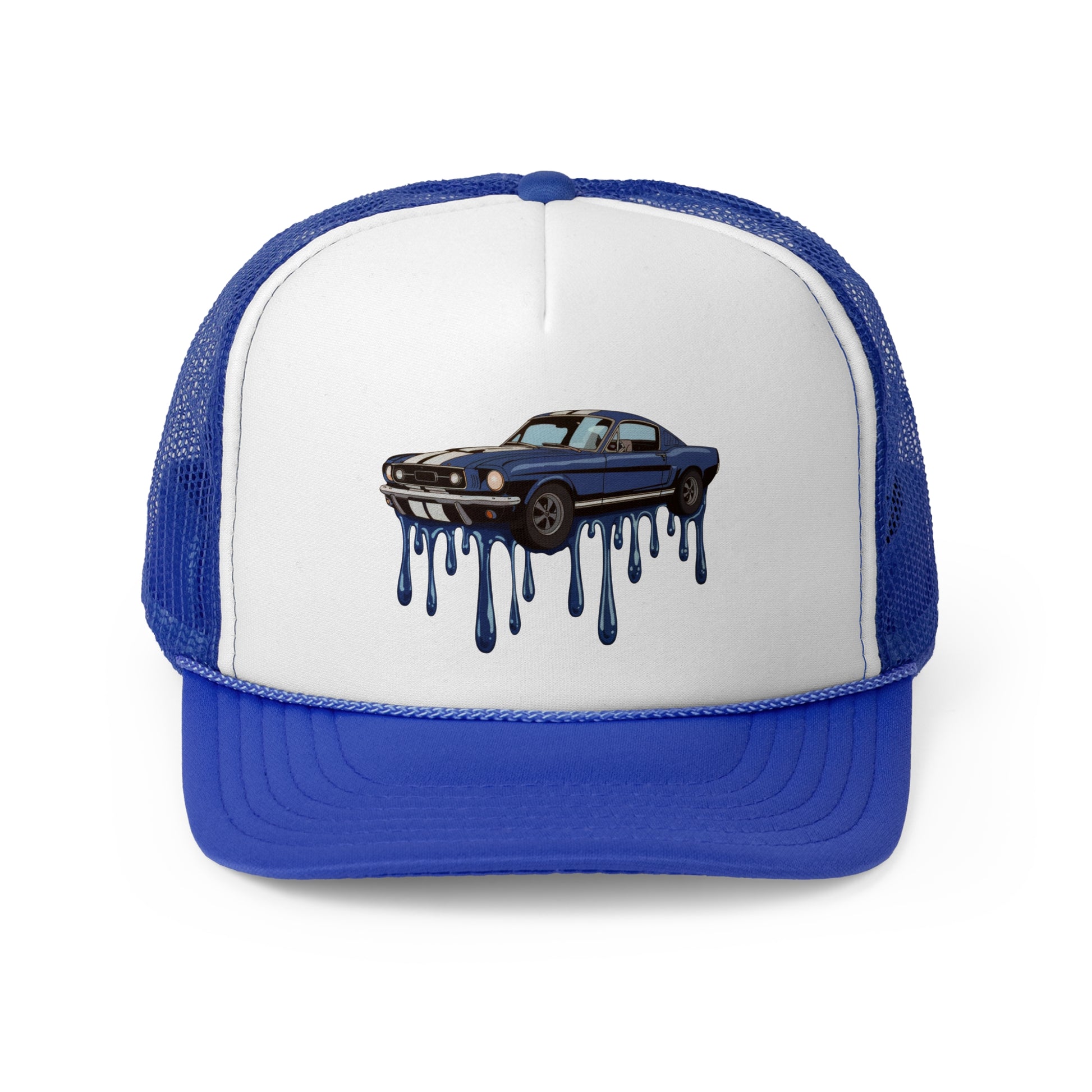 Melted Sports Car - Retro Trucker Cap - Throwback Paradise #