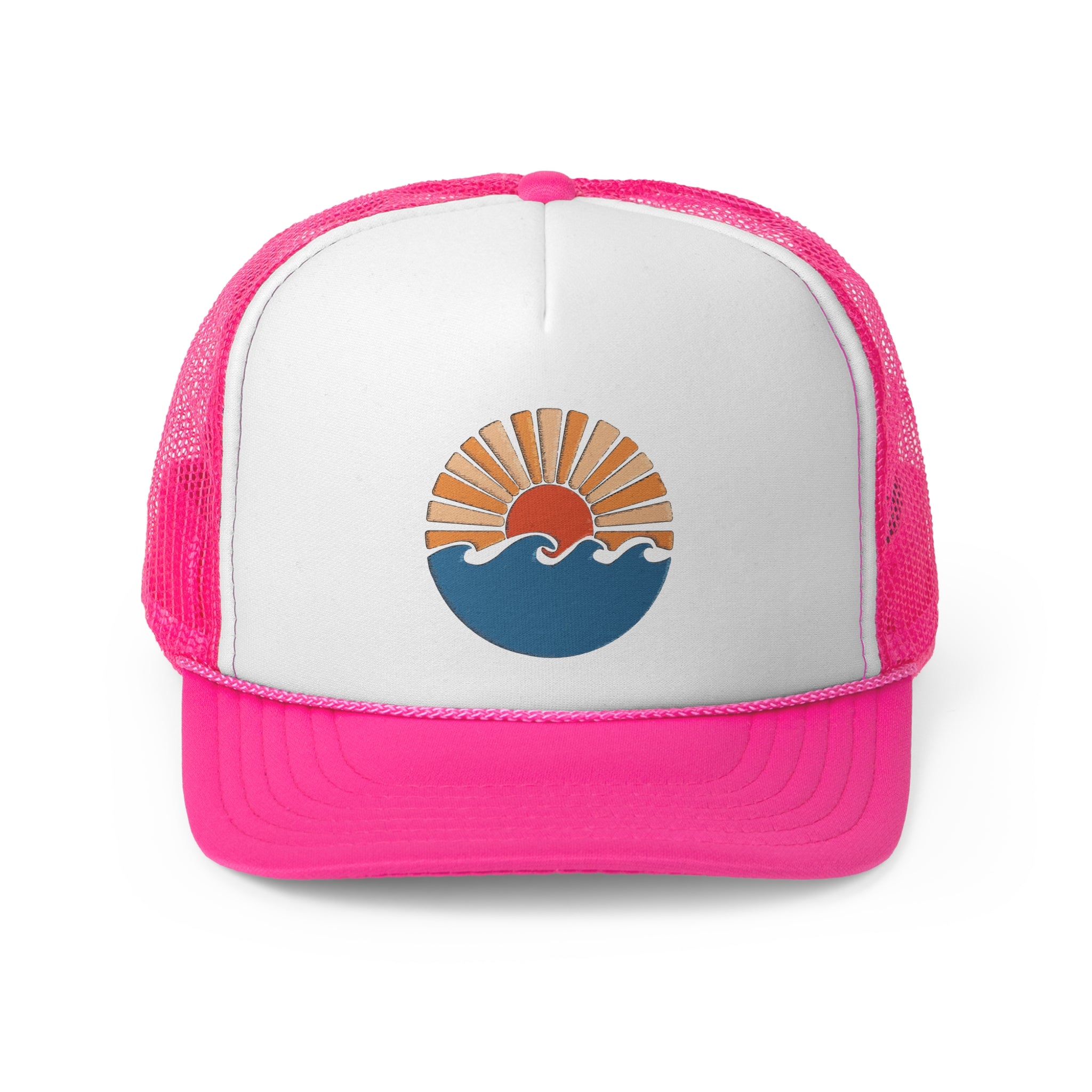 Sun and Sea - Retro Trucker Cap - Throwback Paradise #