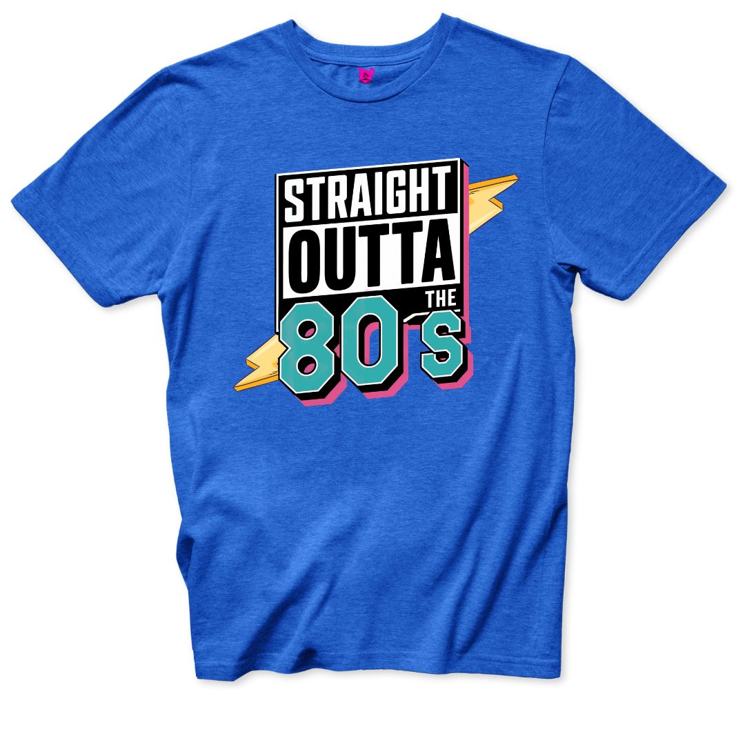 Straight outta the 80's T-Shirt - Throwback Paradise #