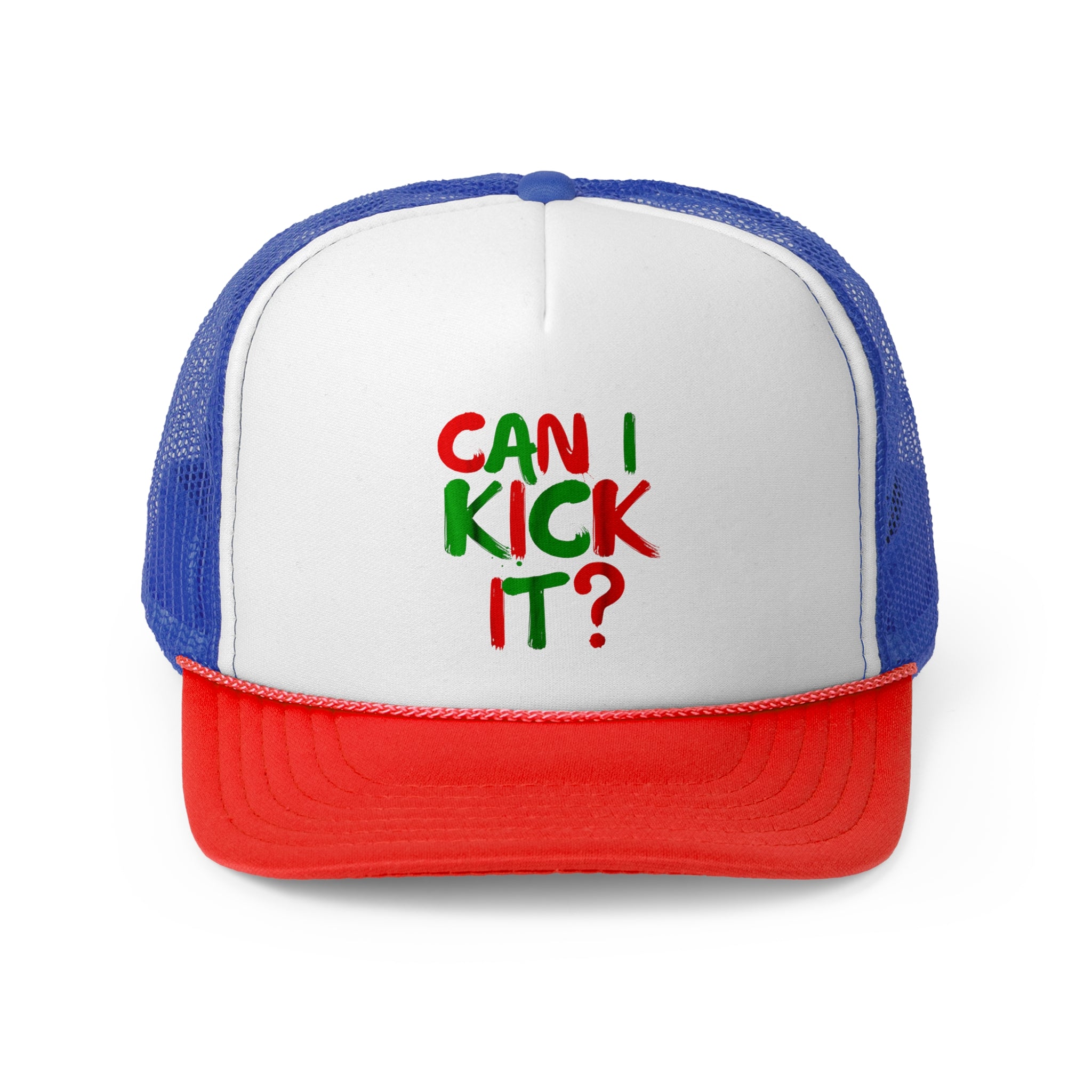 Can I Kick It - Retro Trucker Cap - Throwback Paradise #