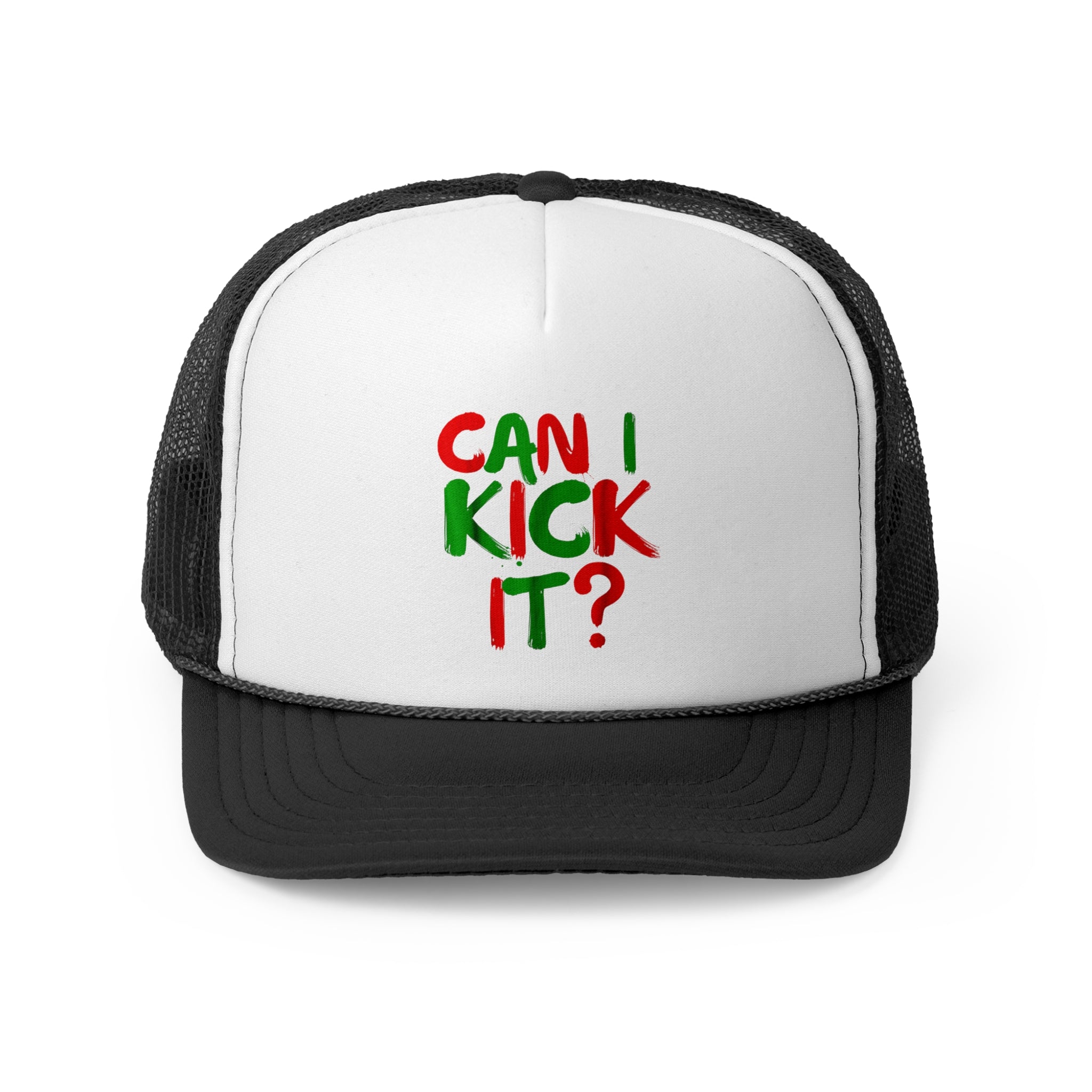 Can I Kick It - Retro Trucker Cap - Throwback Paradise #