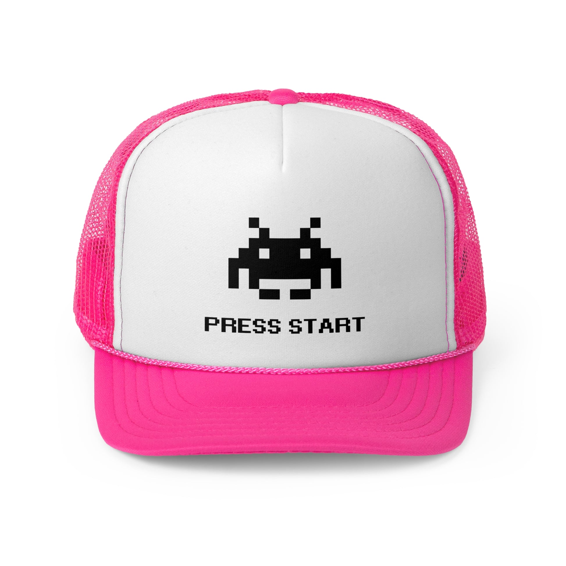 Press Start - Retro Trucker Cap - Throwback Paradise #