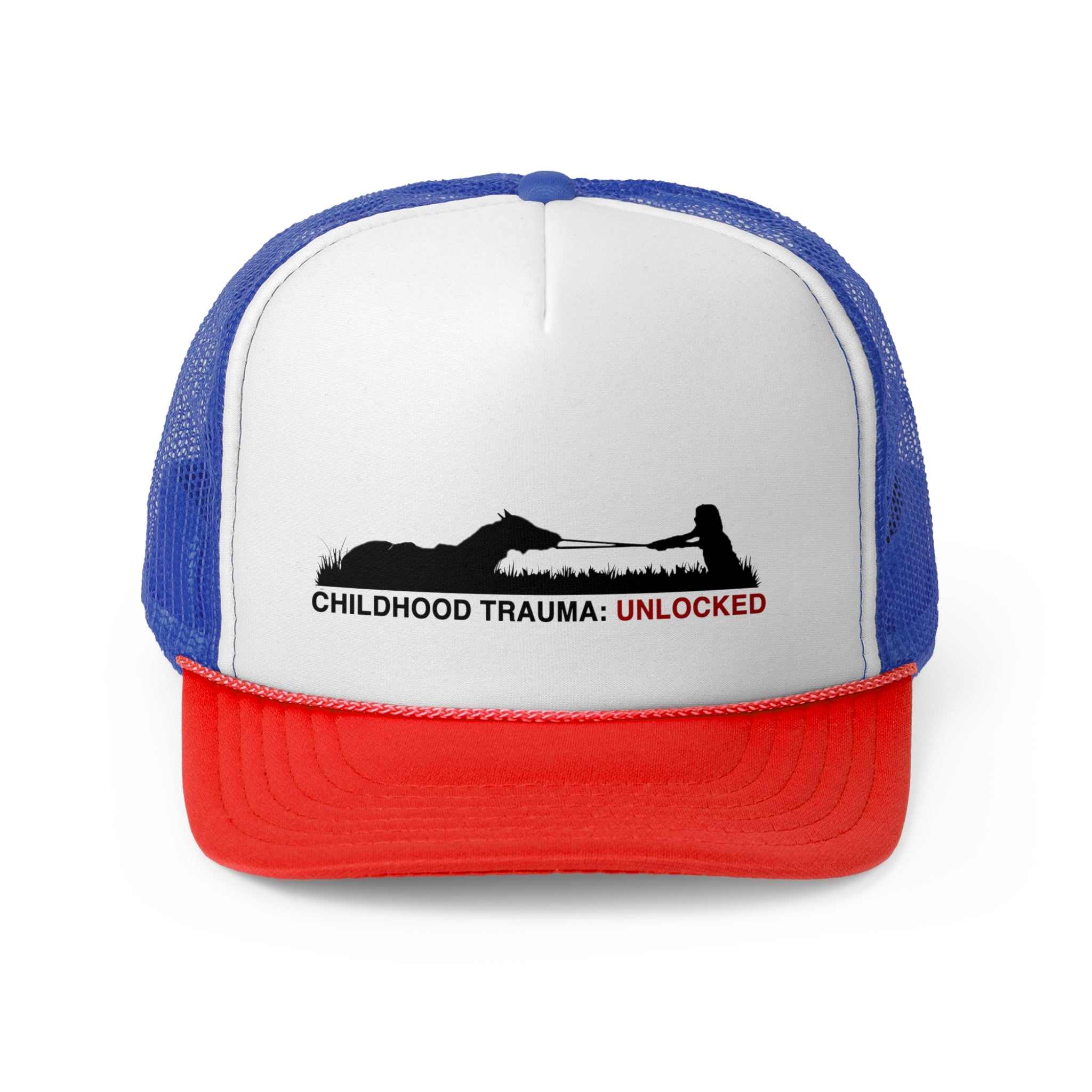 Childhood Trauma - Retro Trucker Cap - Throwback Paradise #