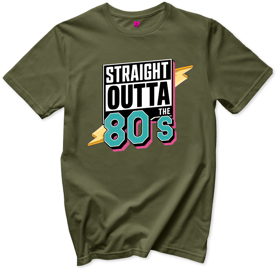 Straight outta the 80's T-Shirt - Throwback Paradise #