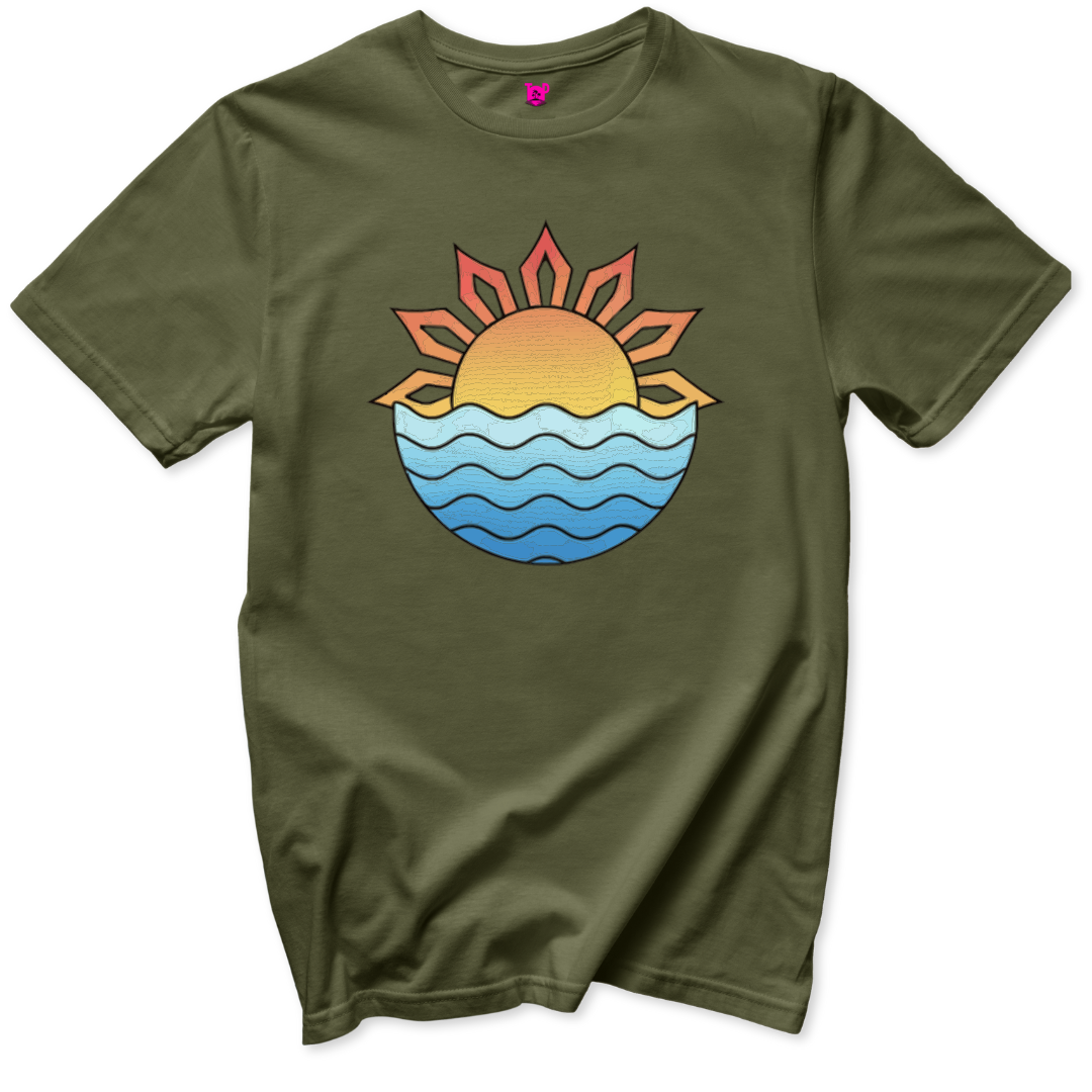 Elemental Sun T-Shirt - Throwback Paradise #