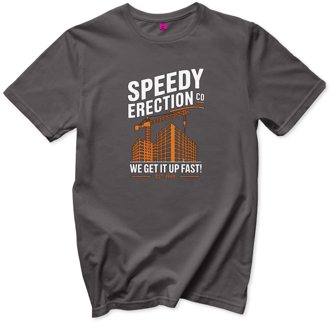 Speedy Erections T-Shirt - Throwback Paradise #