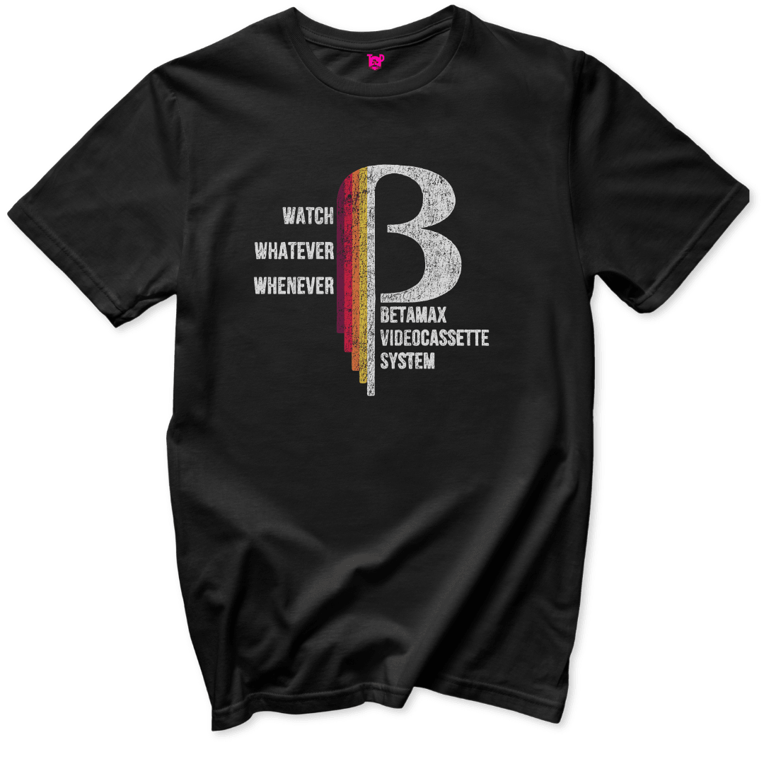 Betamax T-Shirt - Throwback Paradise #